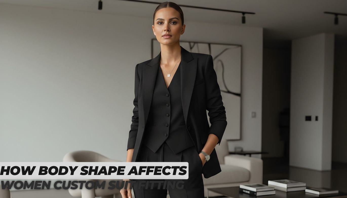 How Body Shape Affects Women Custom Suit Fitting