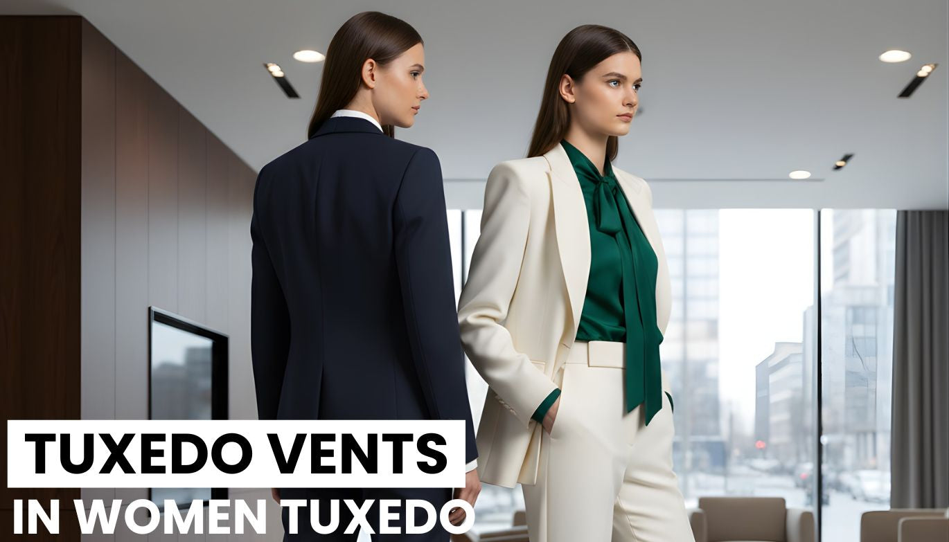 Vent or No Vent? Understanding Tuxedo Vents in Women’s Tuxedo Design