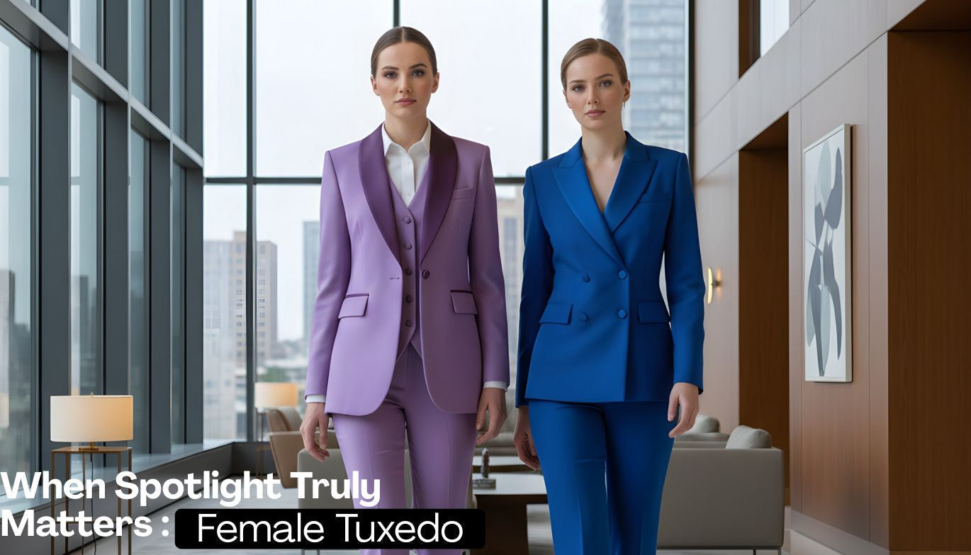 When The Spotlight Truly Matters: The Female Tuxedo Outfit