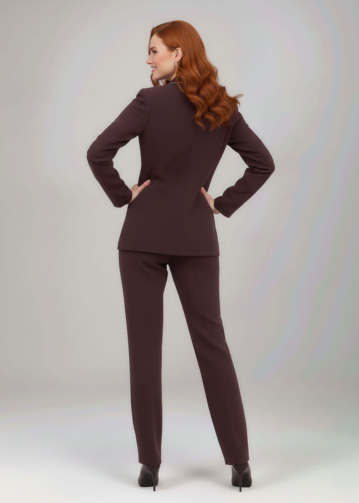 Women Tuxedo in English Walnut Color