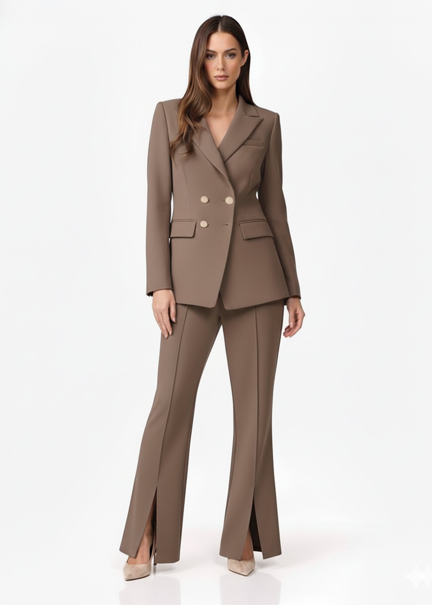 Dark Beige Suit