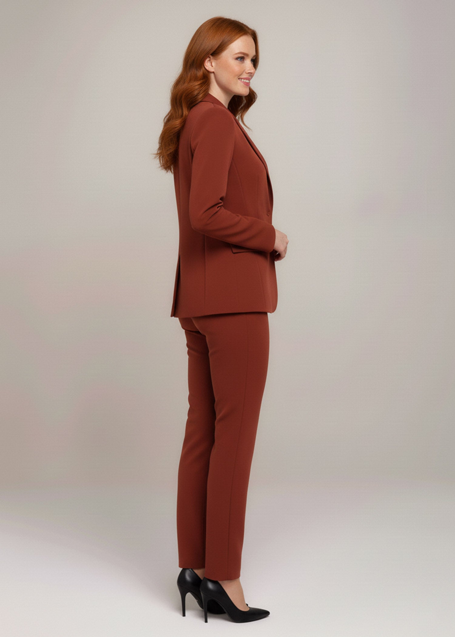 Brownish Red Suit
