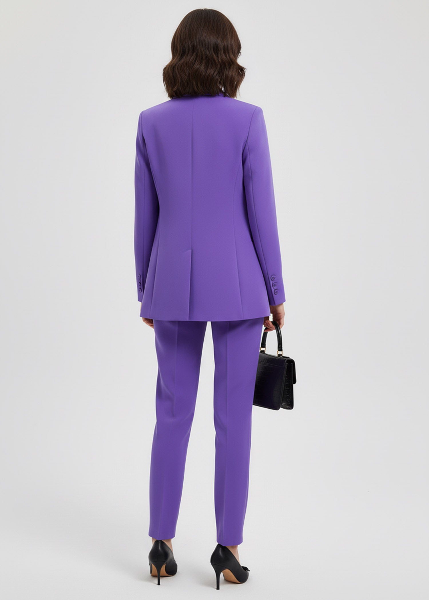 Violet Double Breasted Suit