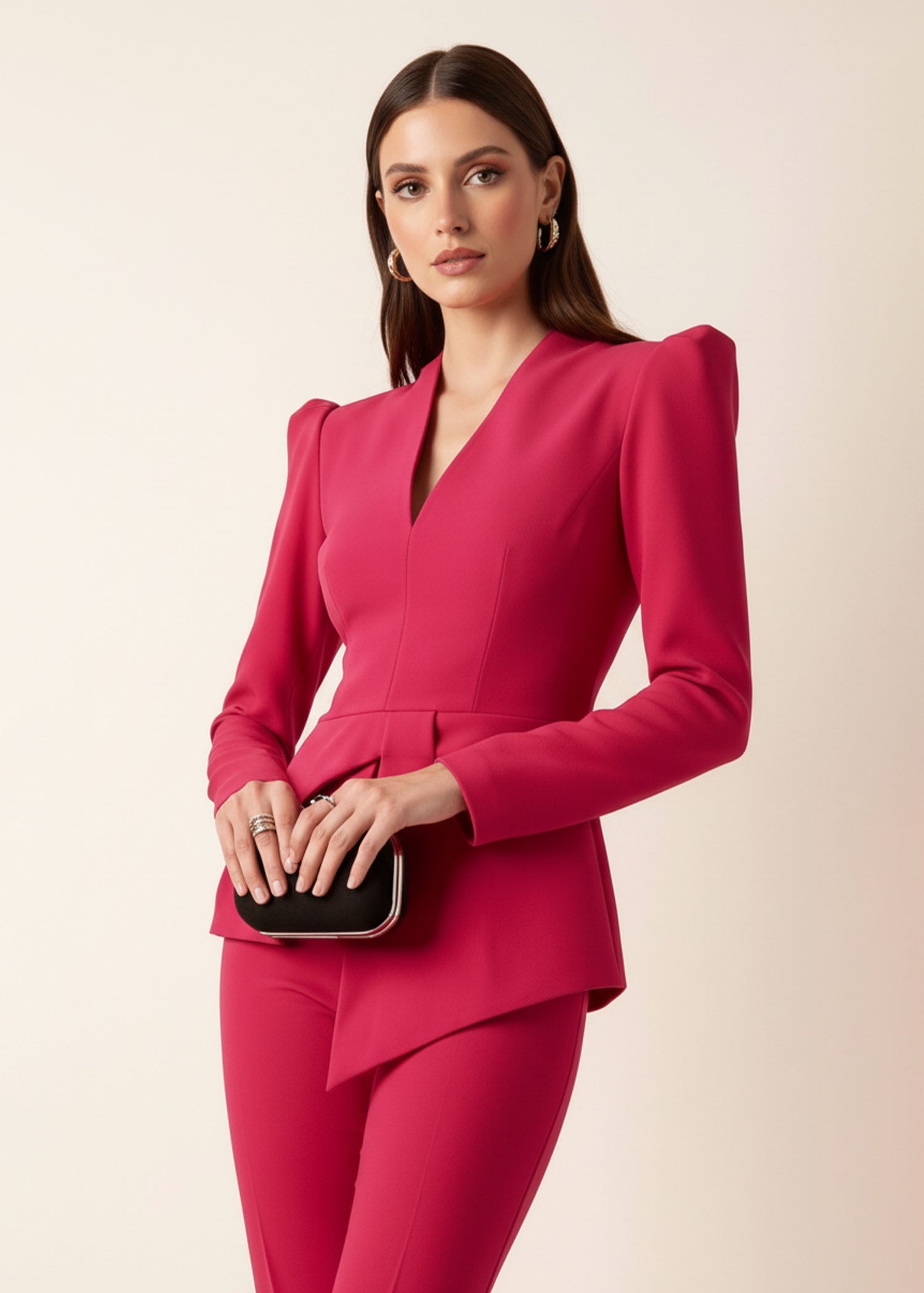 Shoulder Padded Suit for Women