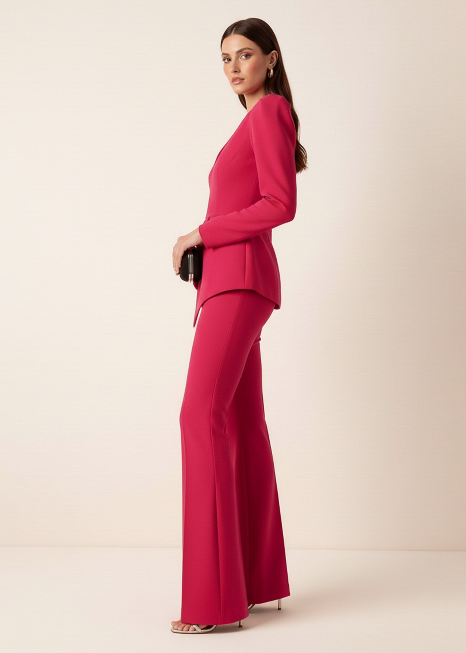 Shoulder Padded Suit for Women