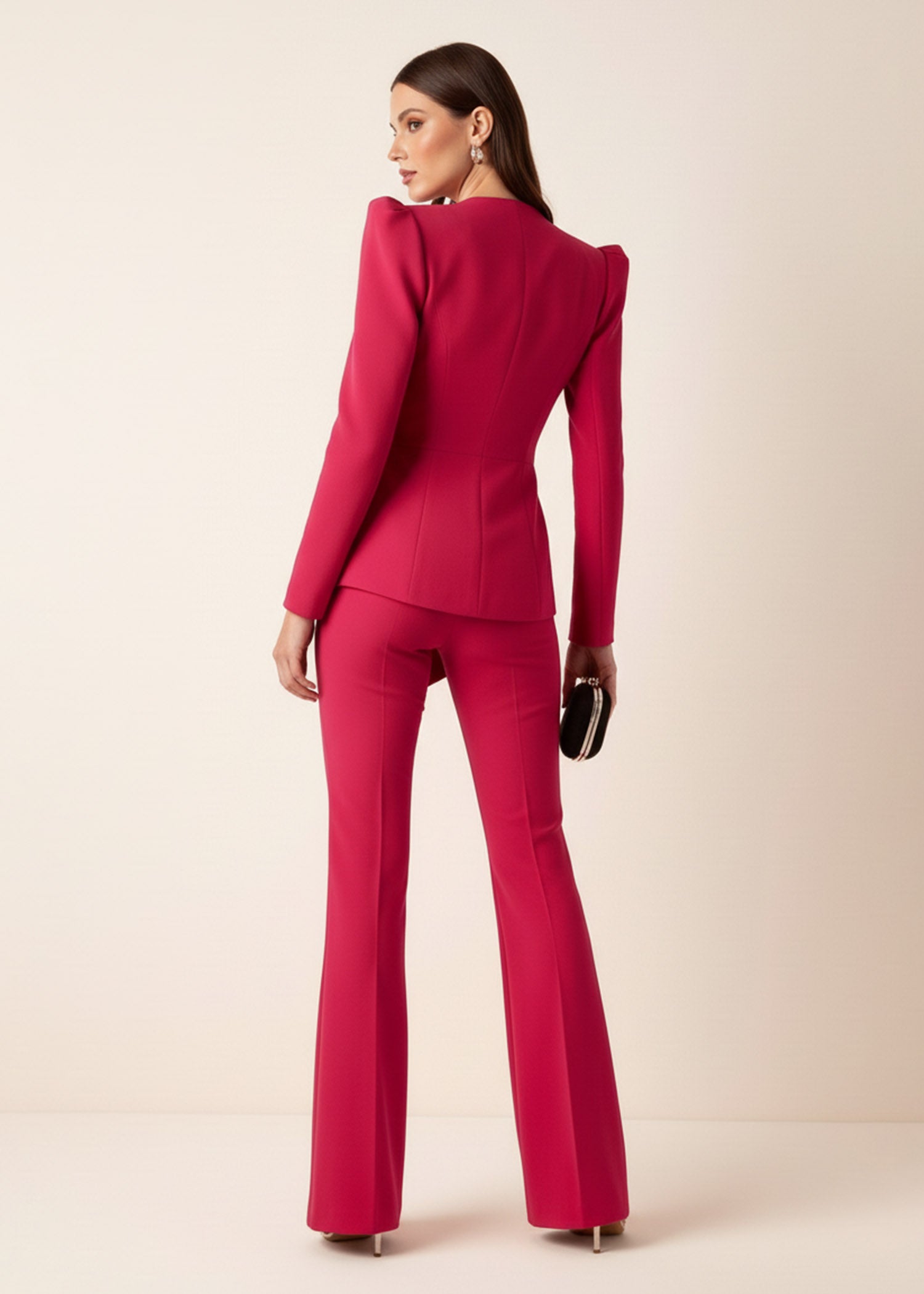 Shoulder Padded Suit for Women