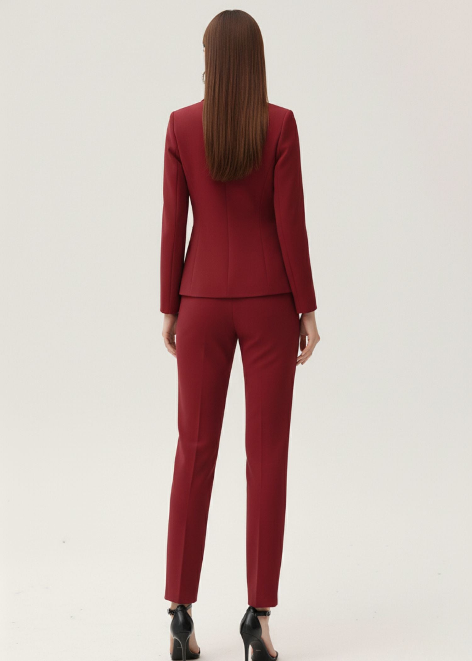 2 Piece Deep Red Suit