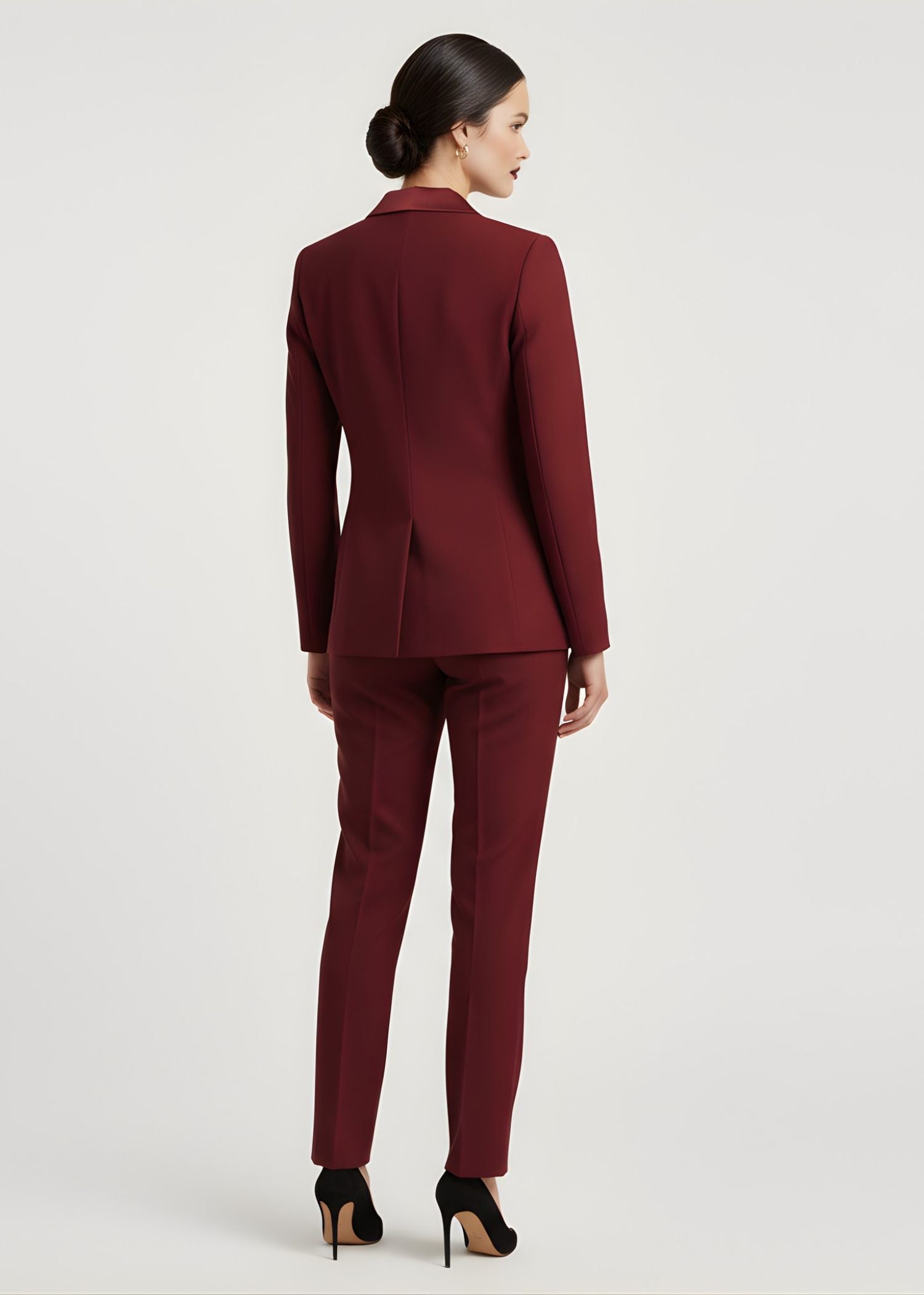 Wine Red Tuxedo for Women