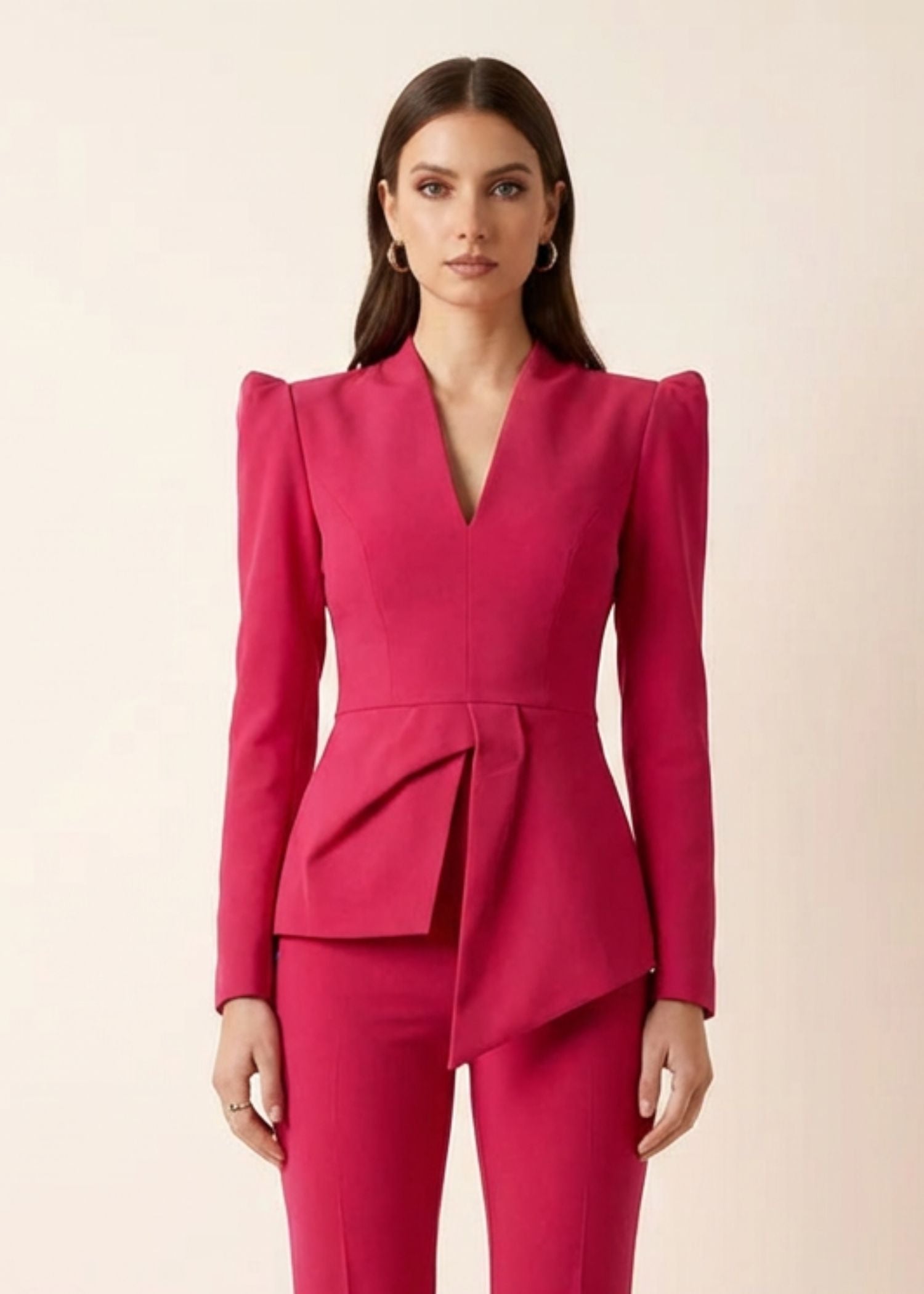Shoulder Padded Suit for Women
