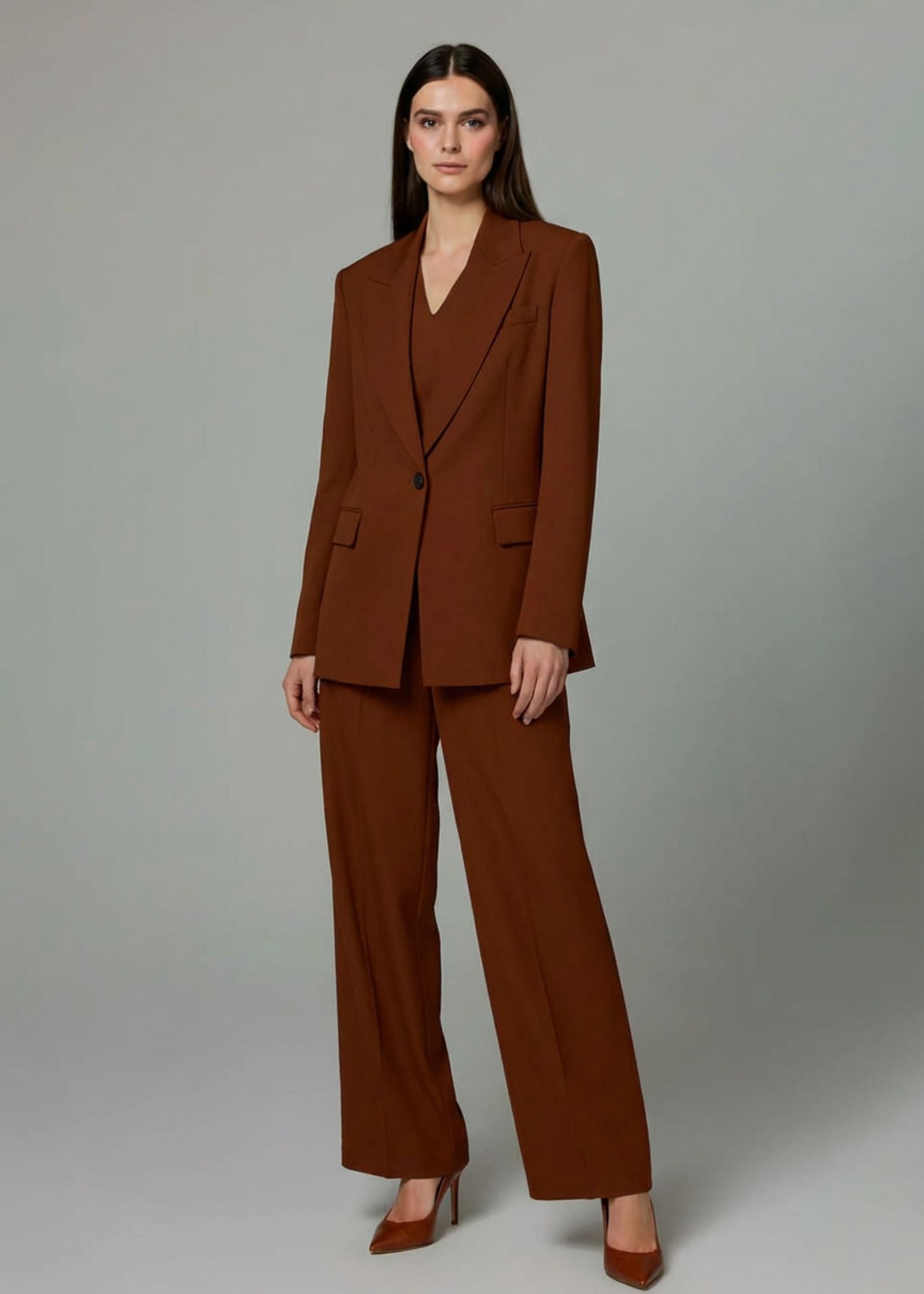 Chocolate Brown Women Suit