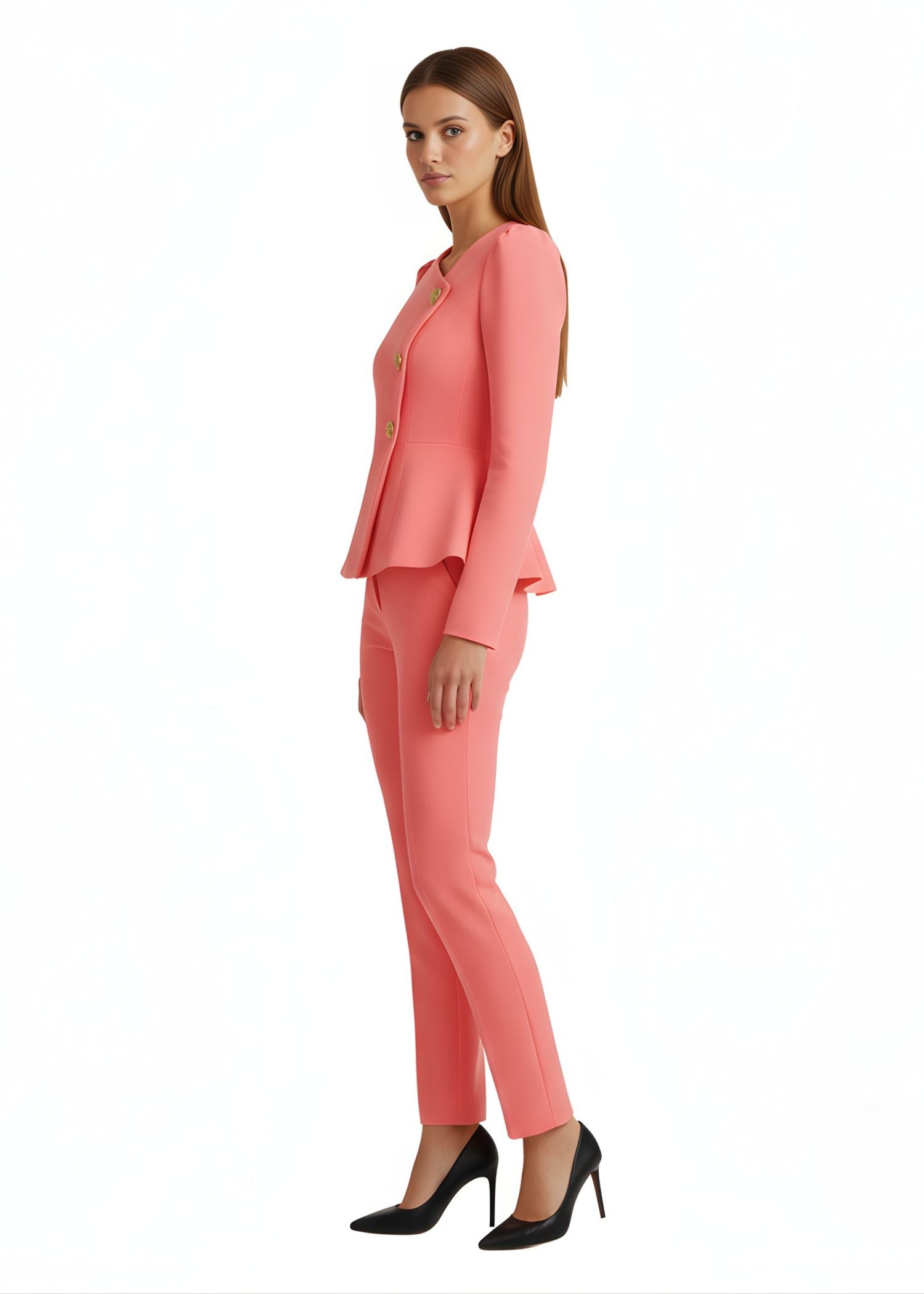 Alps Peplum Suit 