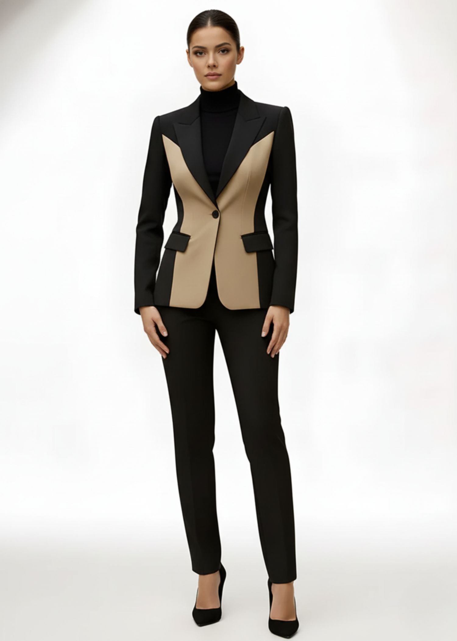 Andes Single Button Two Tone Tuxedo