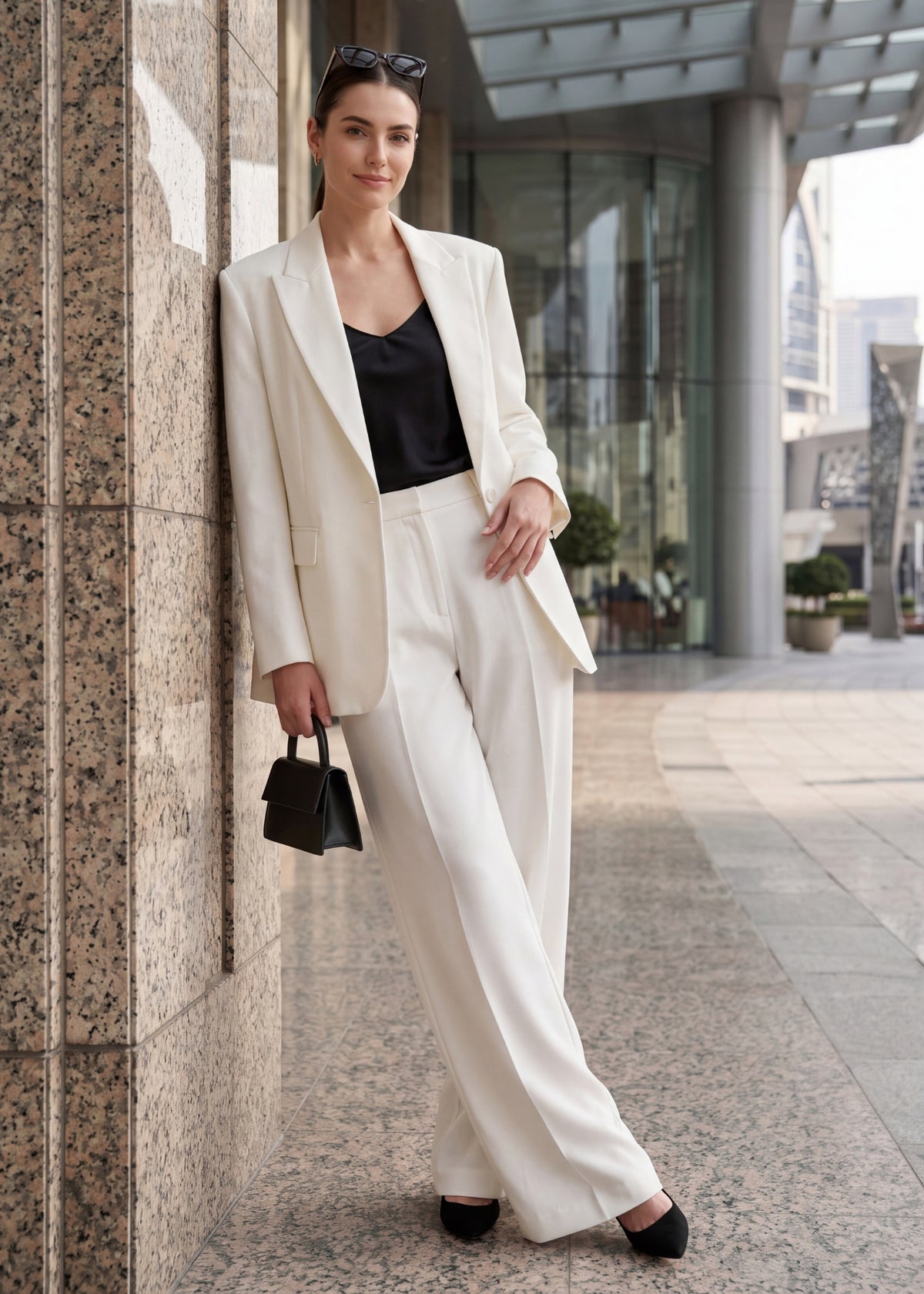 Aurel Wide Peak Satin Lapel Tuxedo