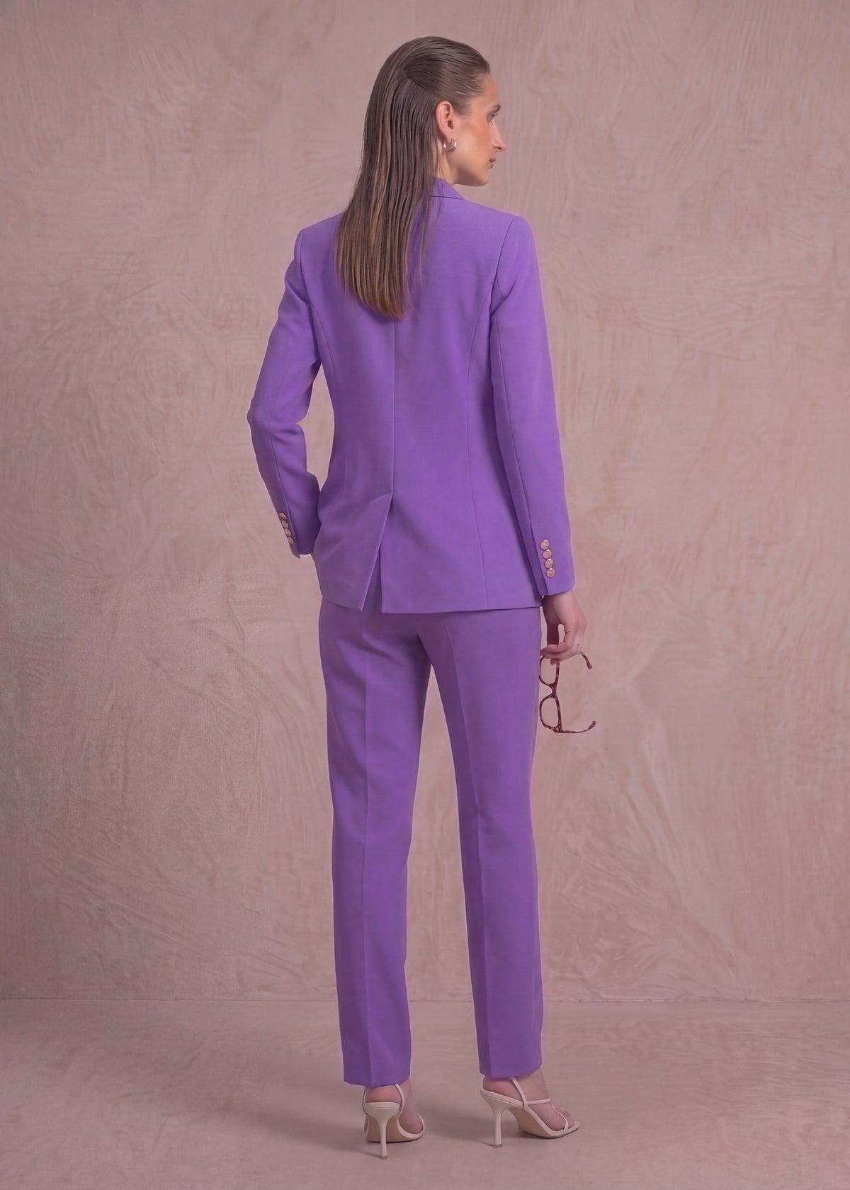 Notch Lapel Double Breasted Business Office Wear Suit