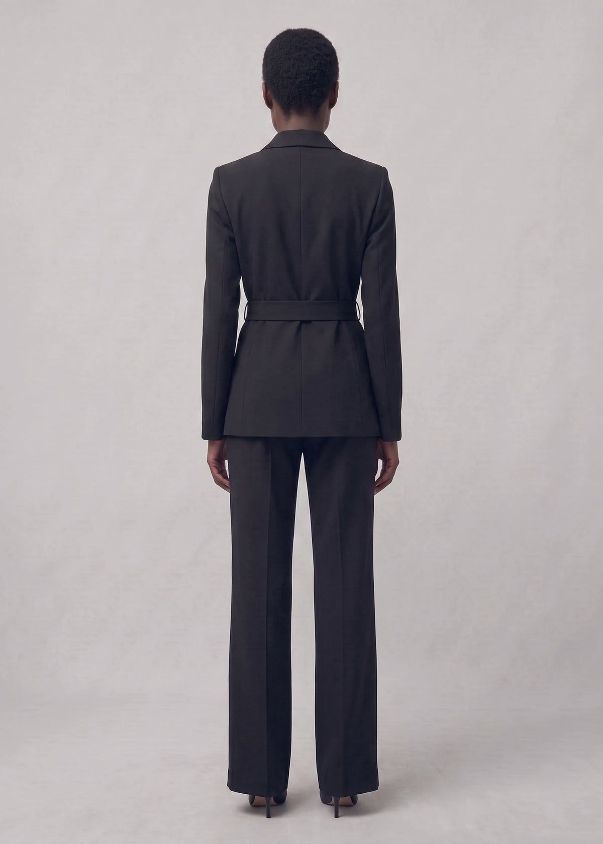 Azores Tie Waist Office Attire Suit