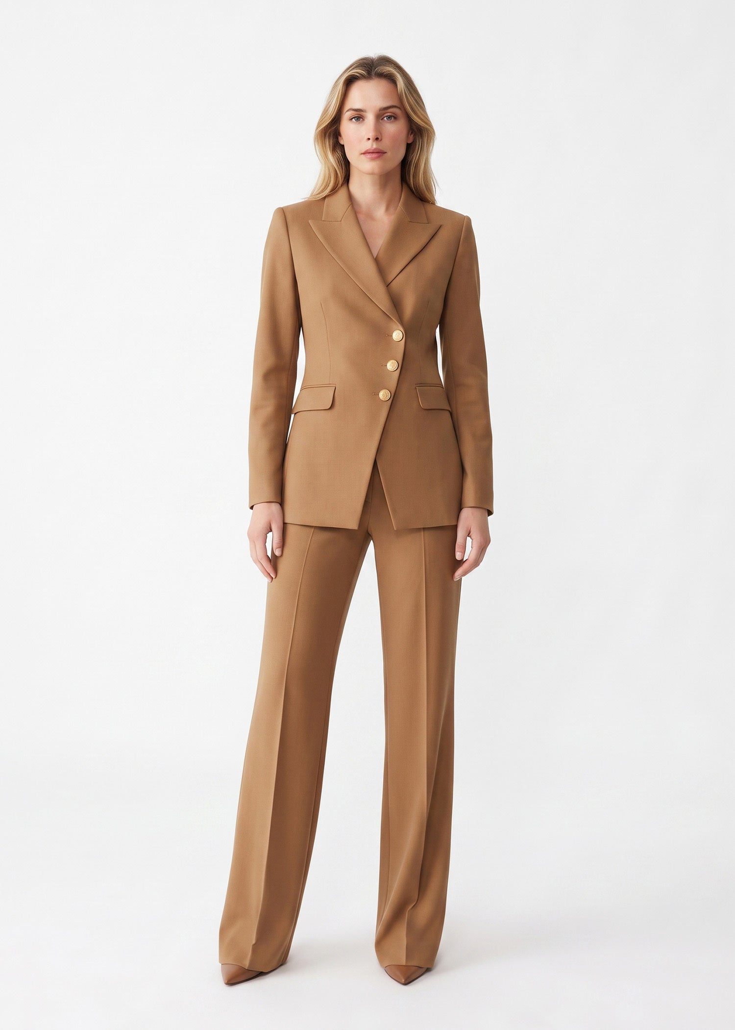 Business Suit in Camel