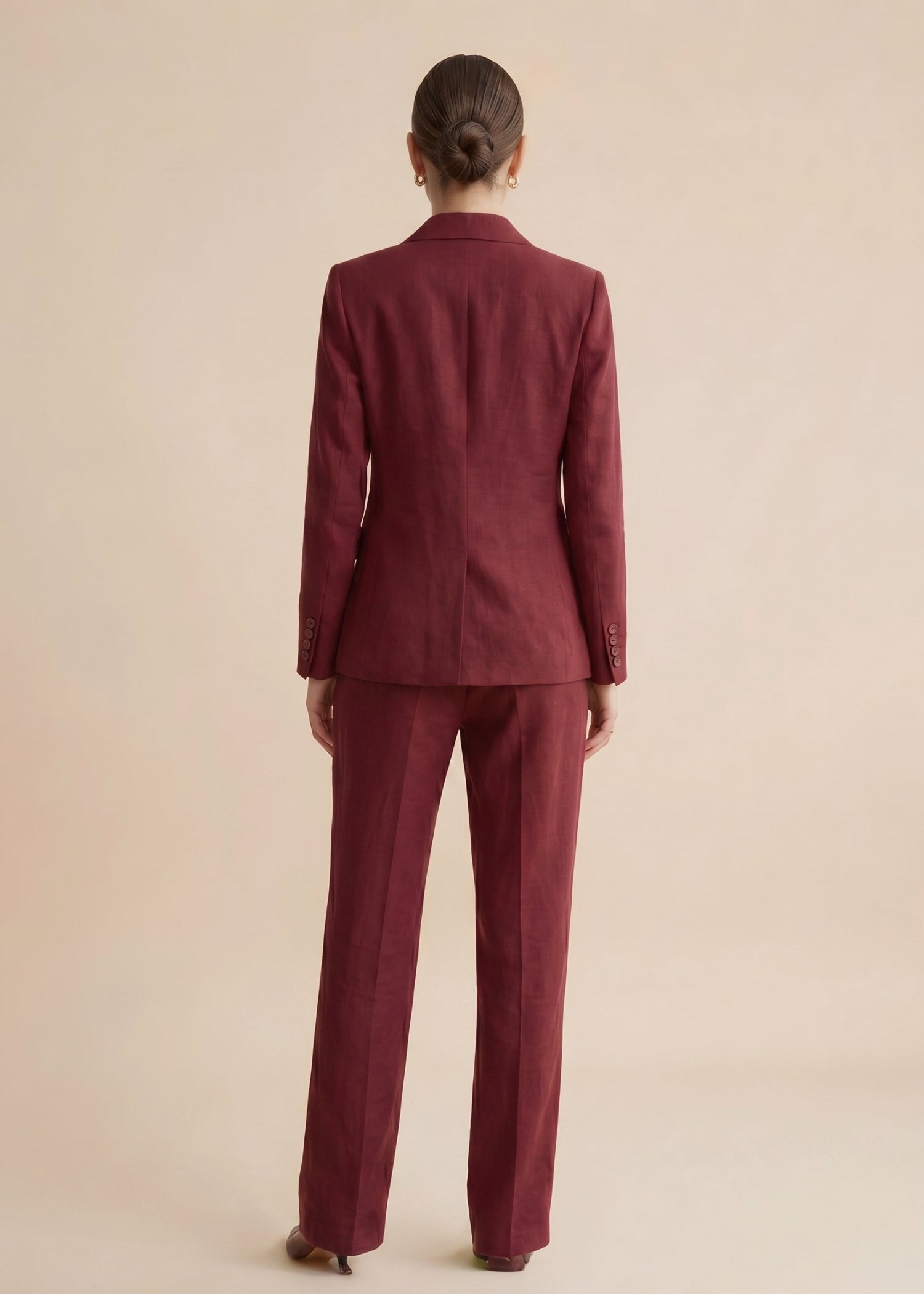 Colosseum single breasted Linen Suit

