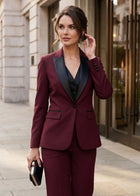 Contrast Lapel Tuxedo