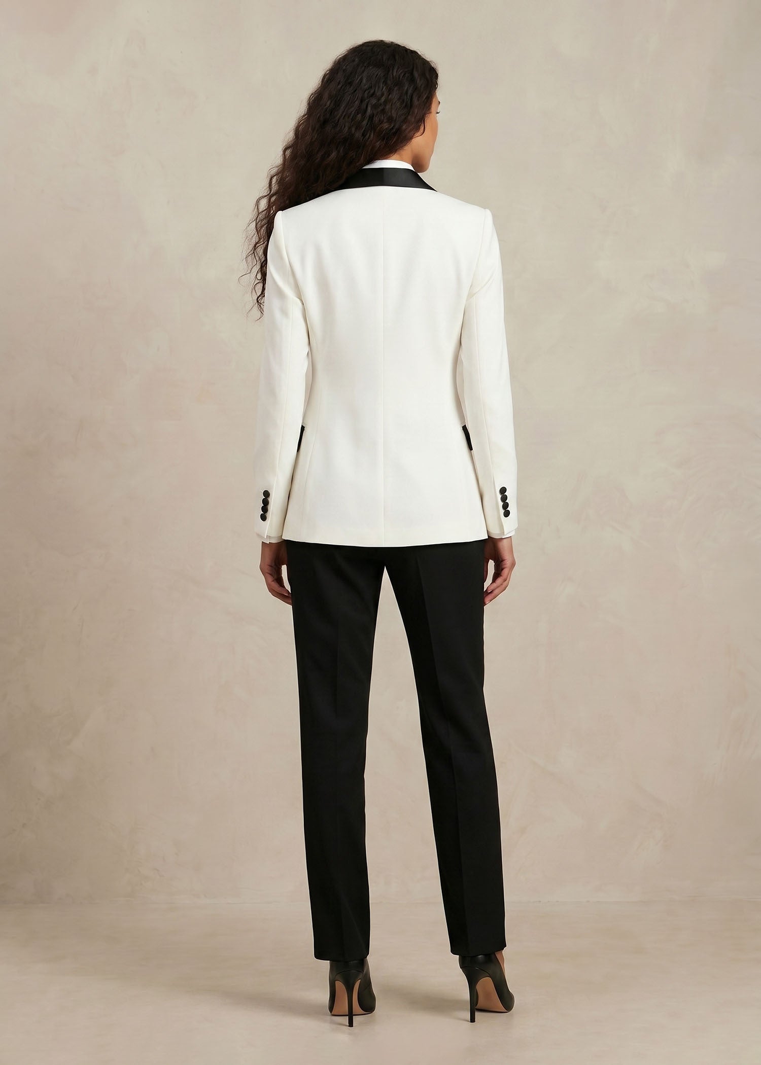 Contrast Single Breasted Tuxedo 
