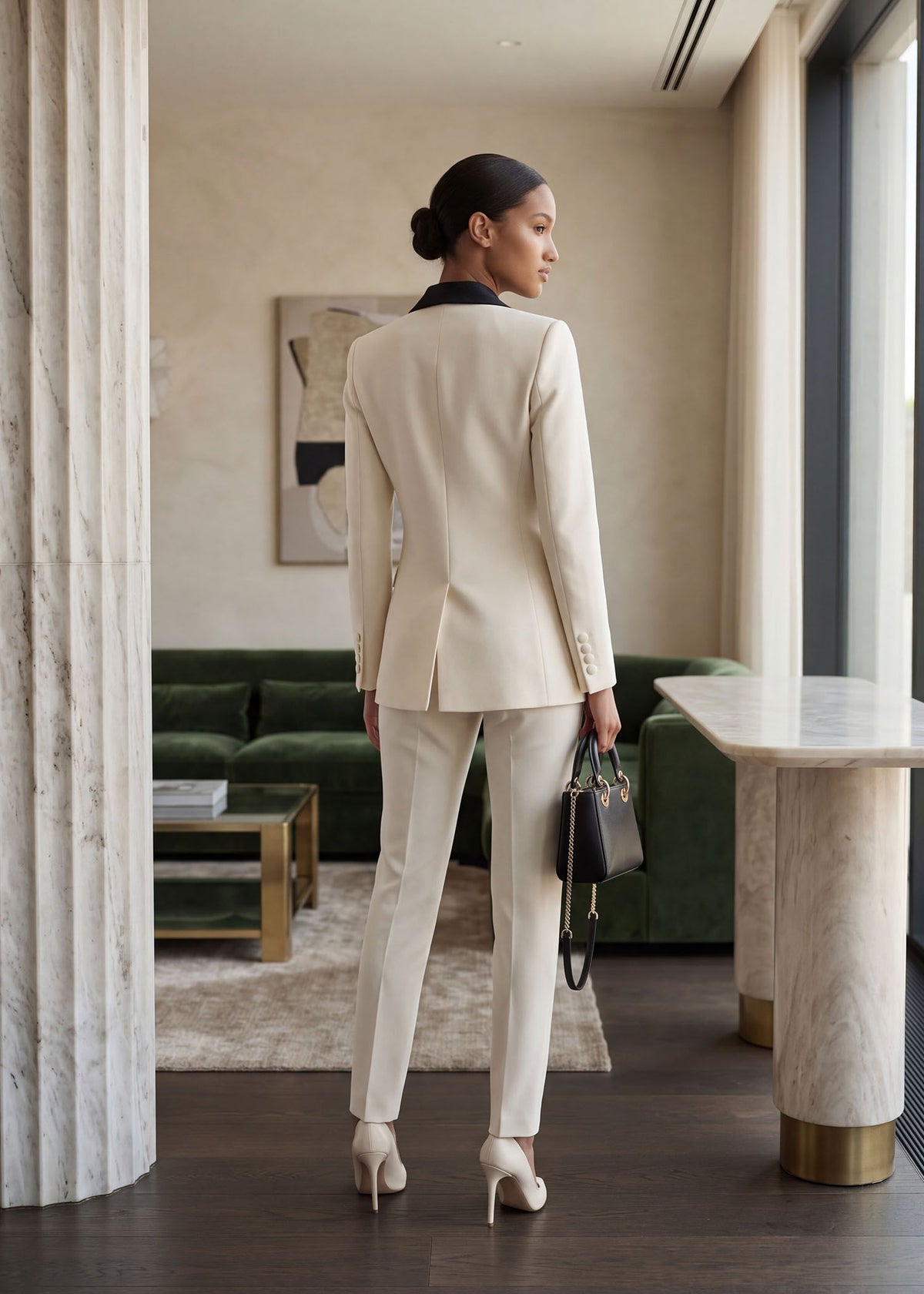 Cream Tuxedo