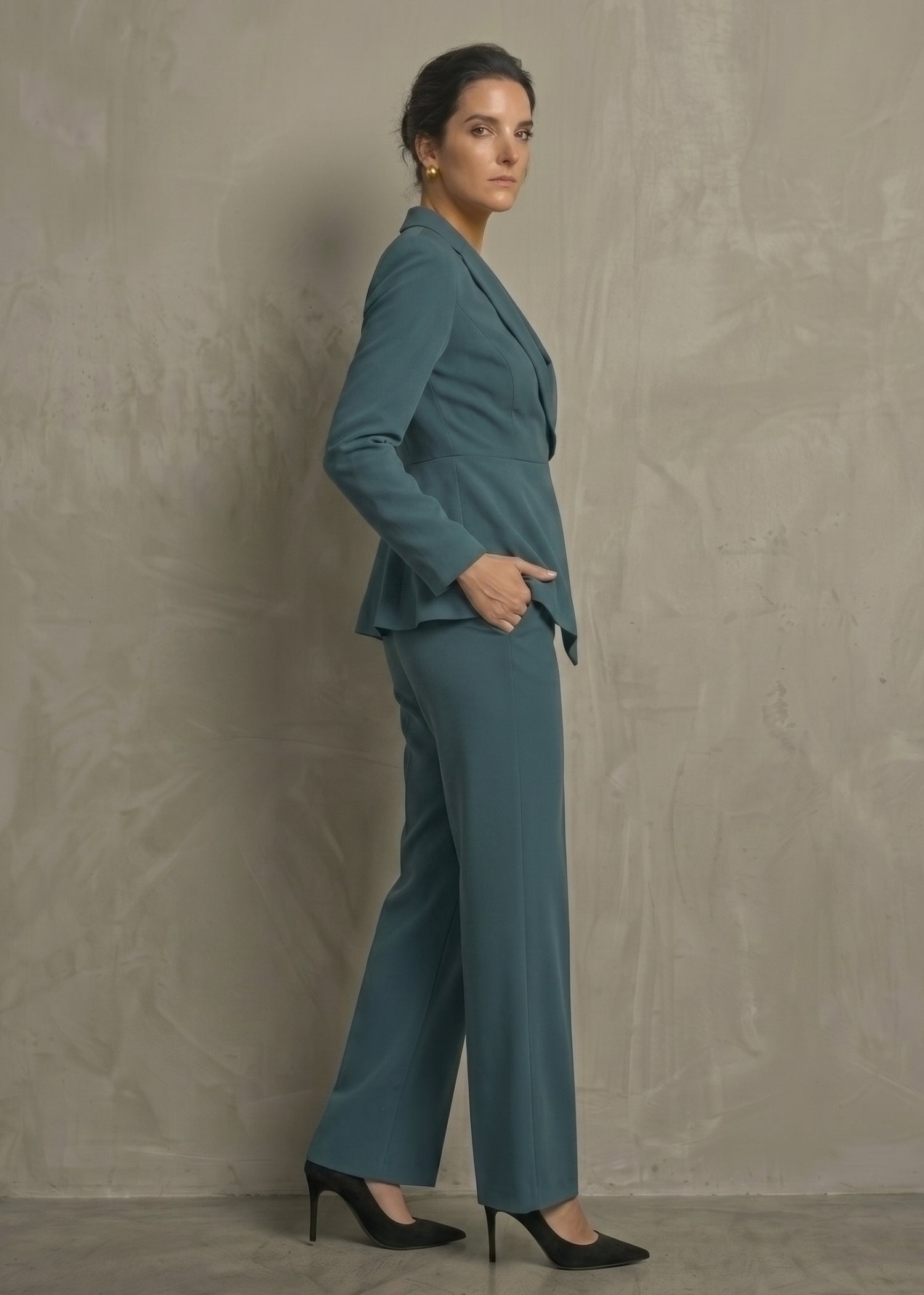Crete Wrap Style Executive Business Suit female