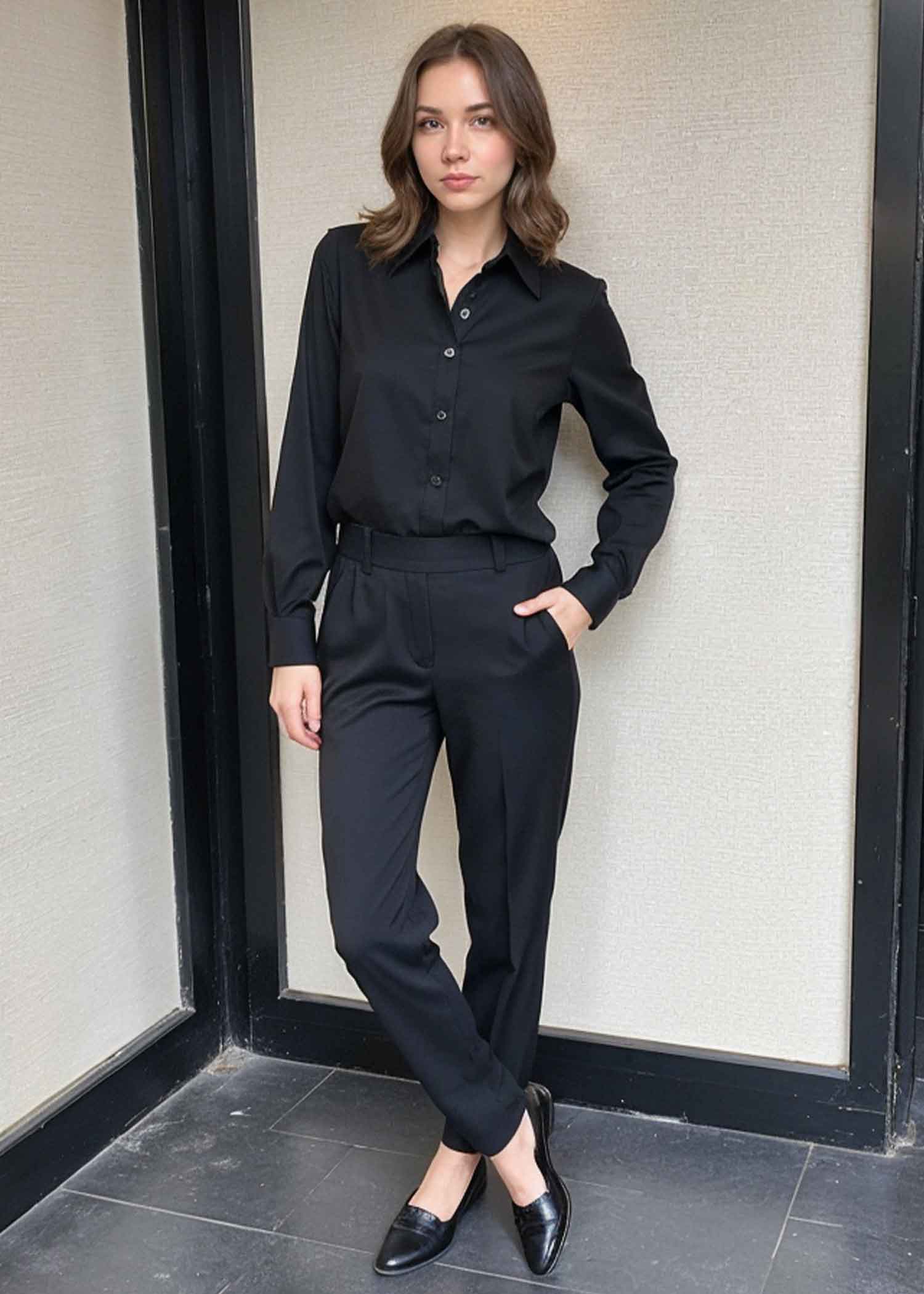 Formal Black Shirt for Women