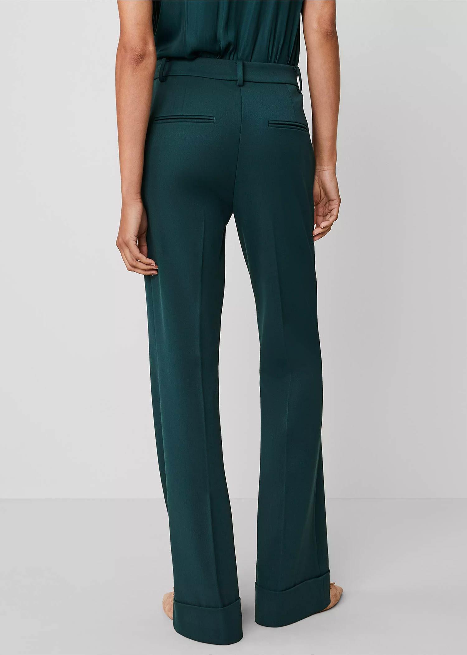 Deep Green Waist Trouser