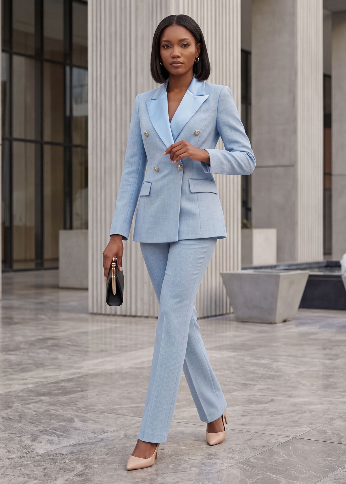 Double Breasted Peak Lapel Tuxedo