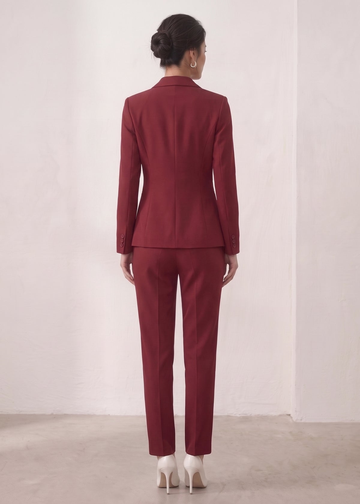 Single Button Two Piece Workwear Suit