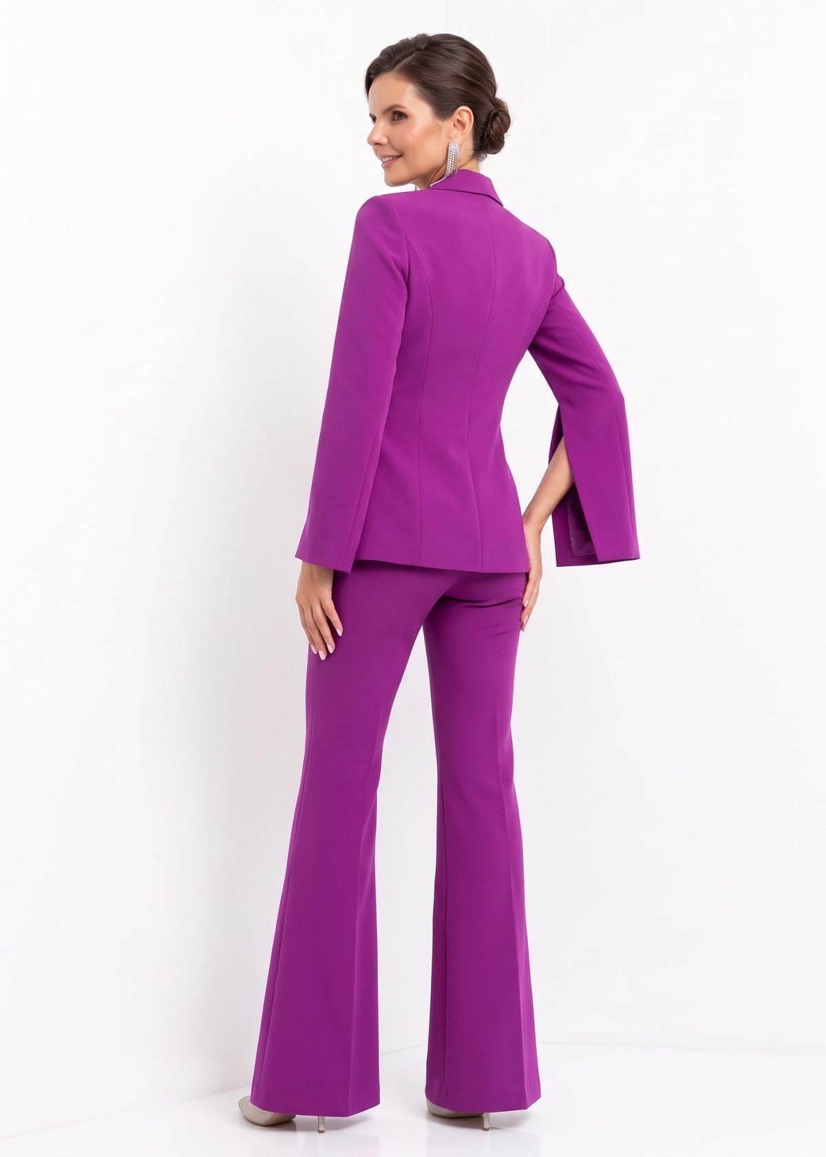 Elysia Cape Style Blazer Formal Corporate Wear Suit
