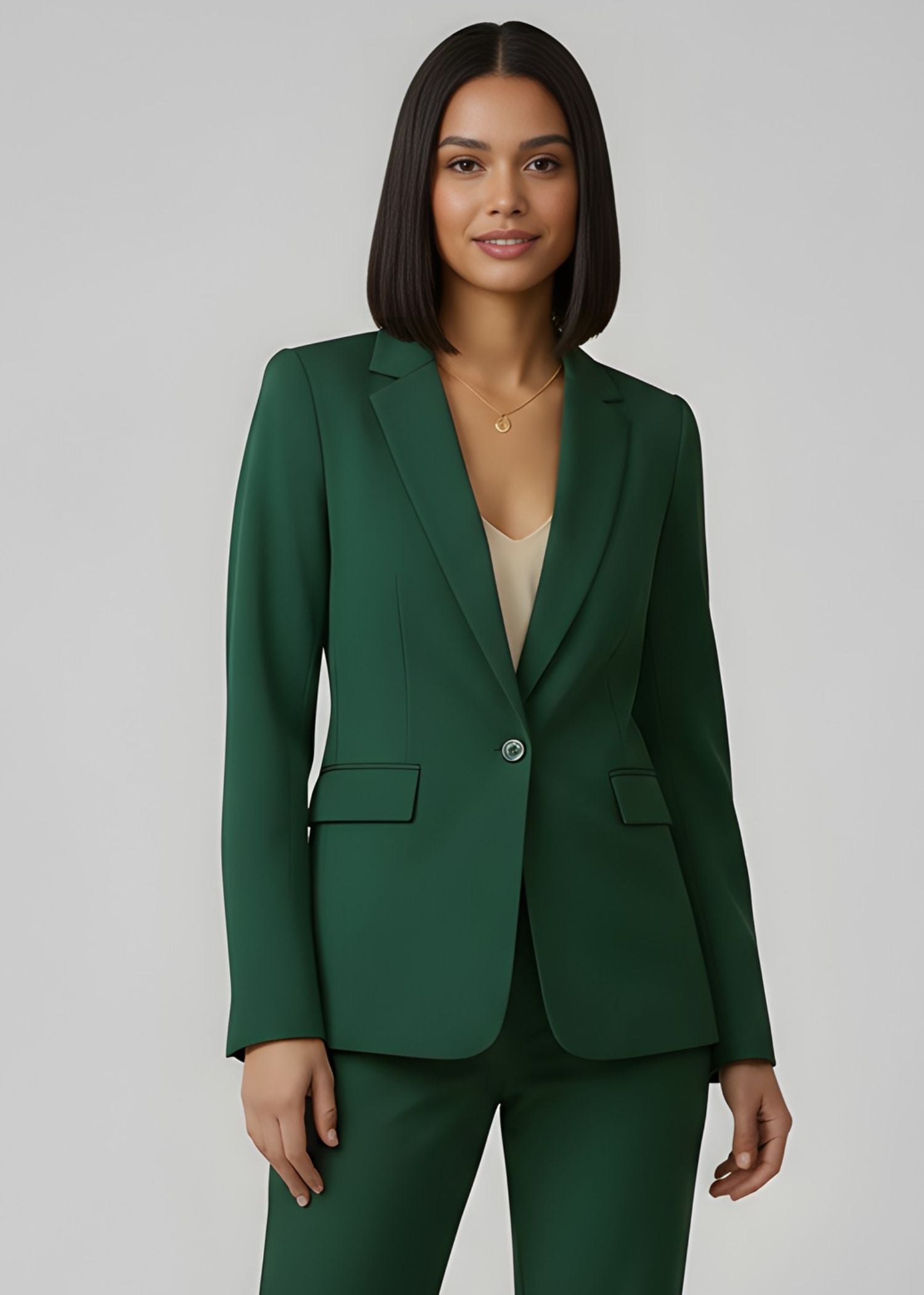 Facet Notch Lapel Single Breasted Suit