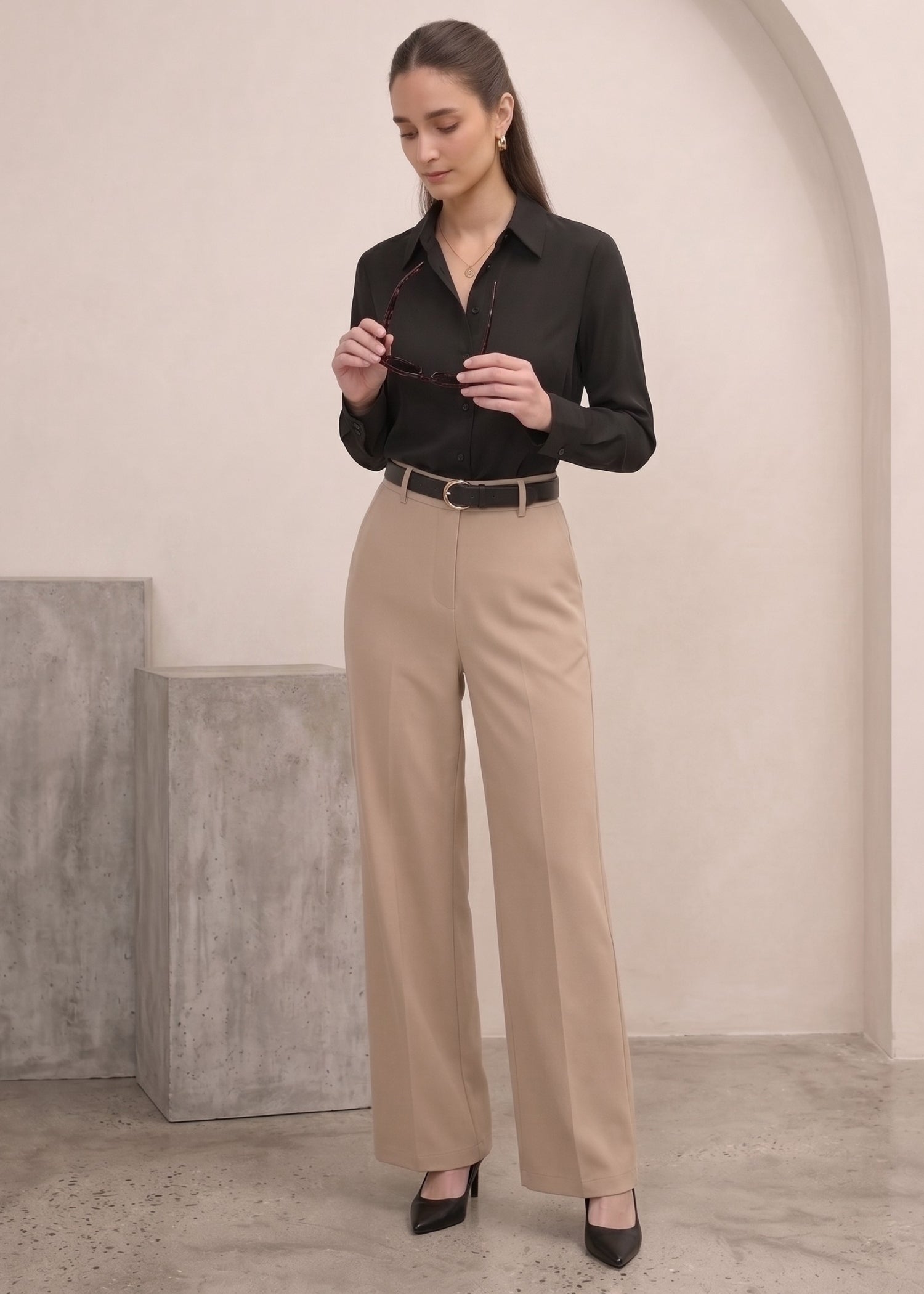 Formal Black Shirt for Women