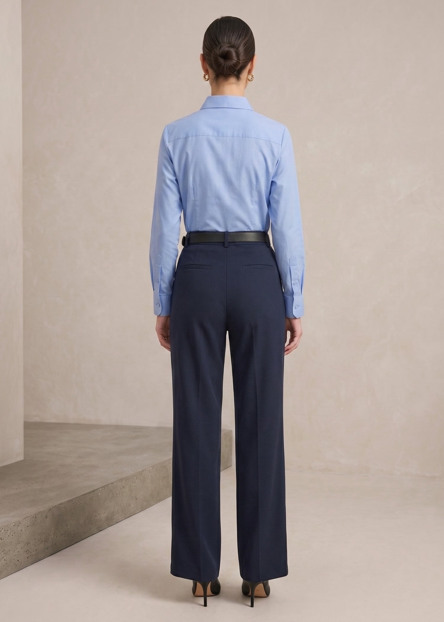 Formal Blue Shirt for Women