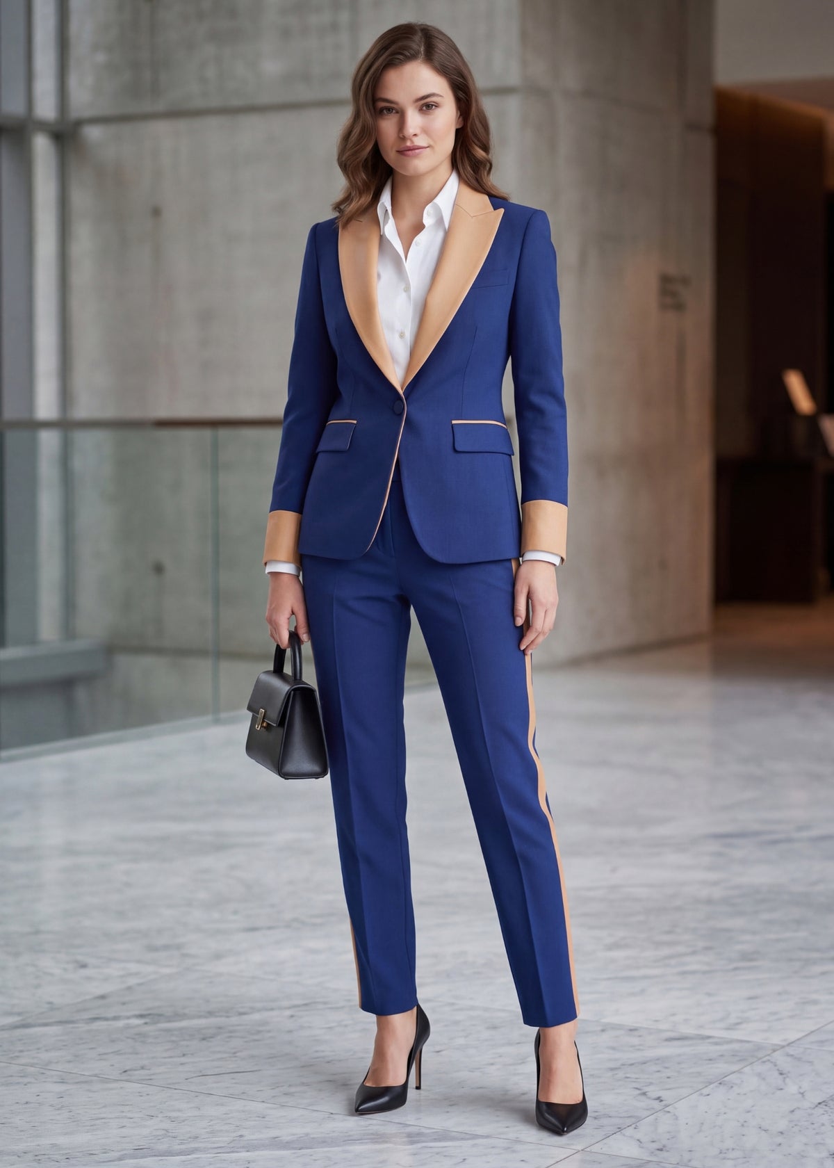 Hand-Stitched Sorrento Formal Peak Lapel Tuxedo