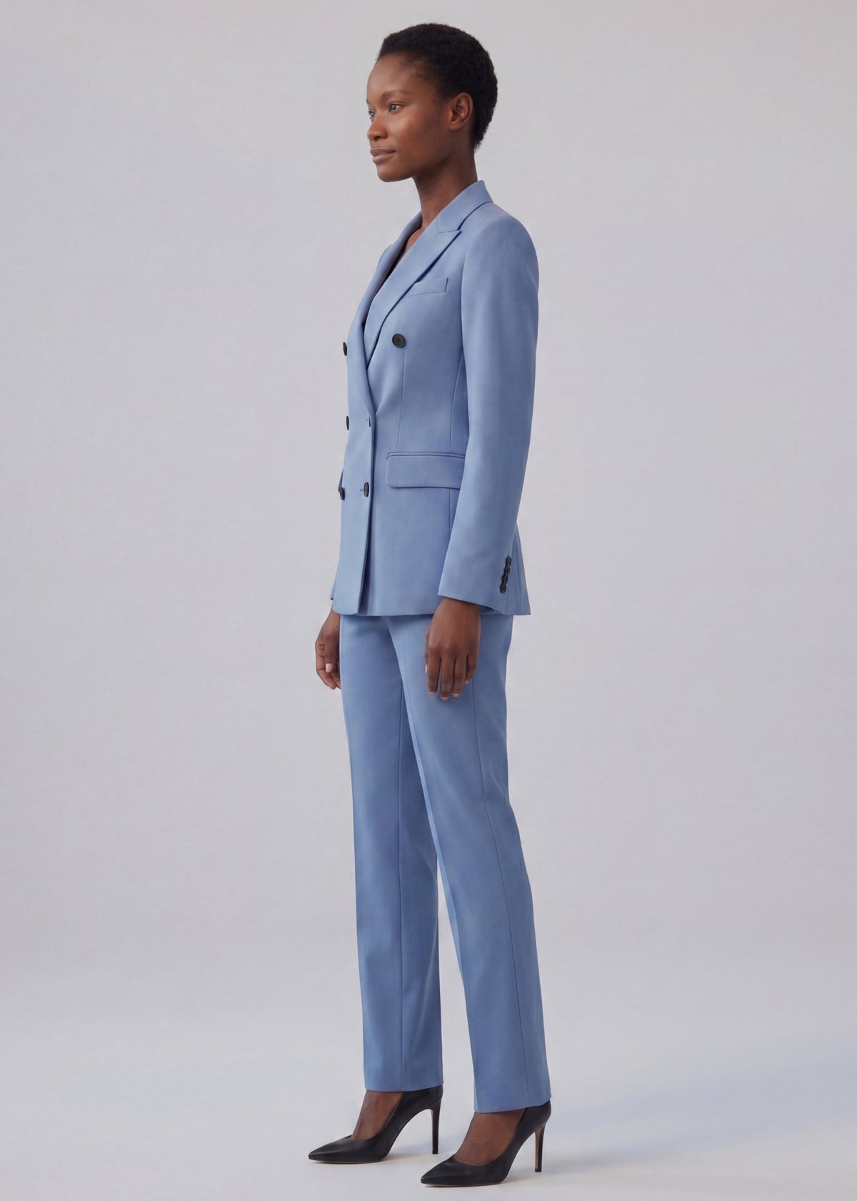 Double Breasted Formal Work Suit