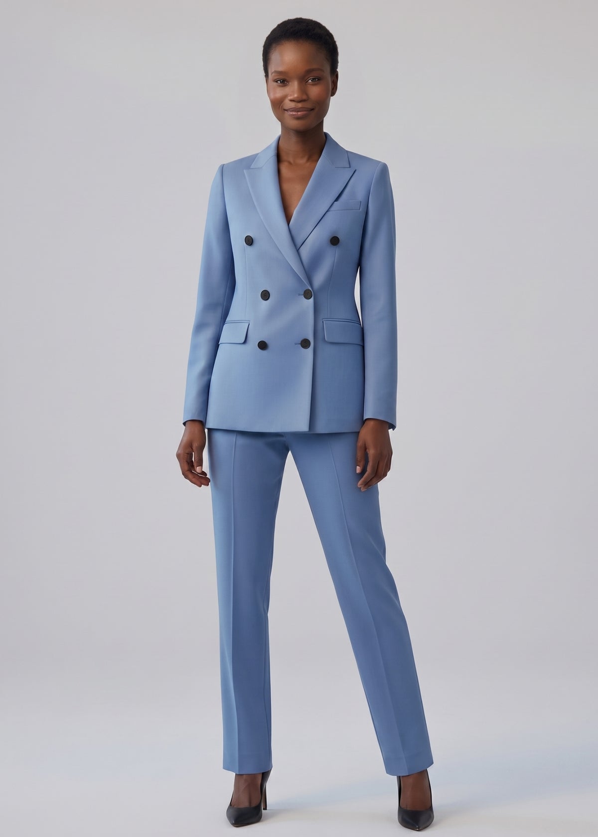 Double Breasted Formal Work Suit