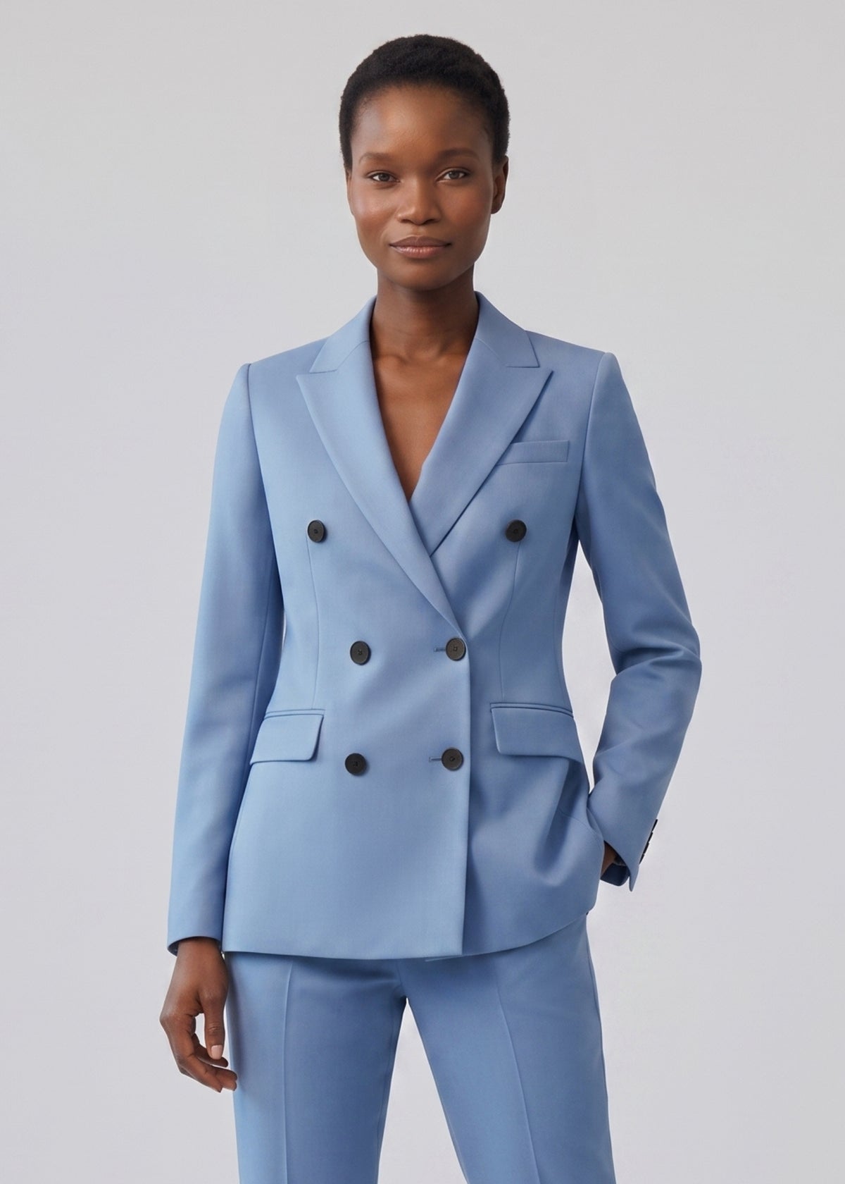 Double Breasted Formal Work Suit