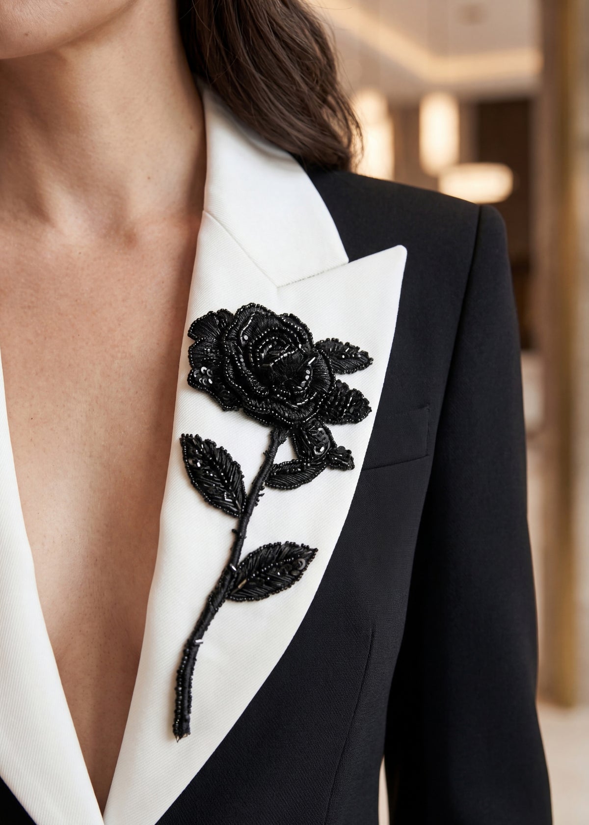 Ivara Embellished Peak Lapel Tuxedo
