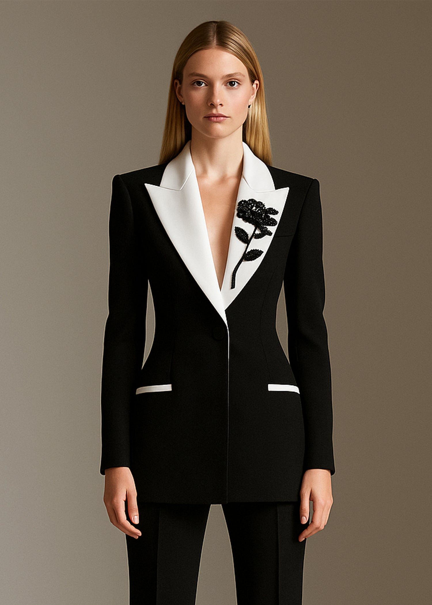 Ivara Embellished Peak Lapel Tuxedo