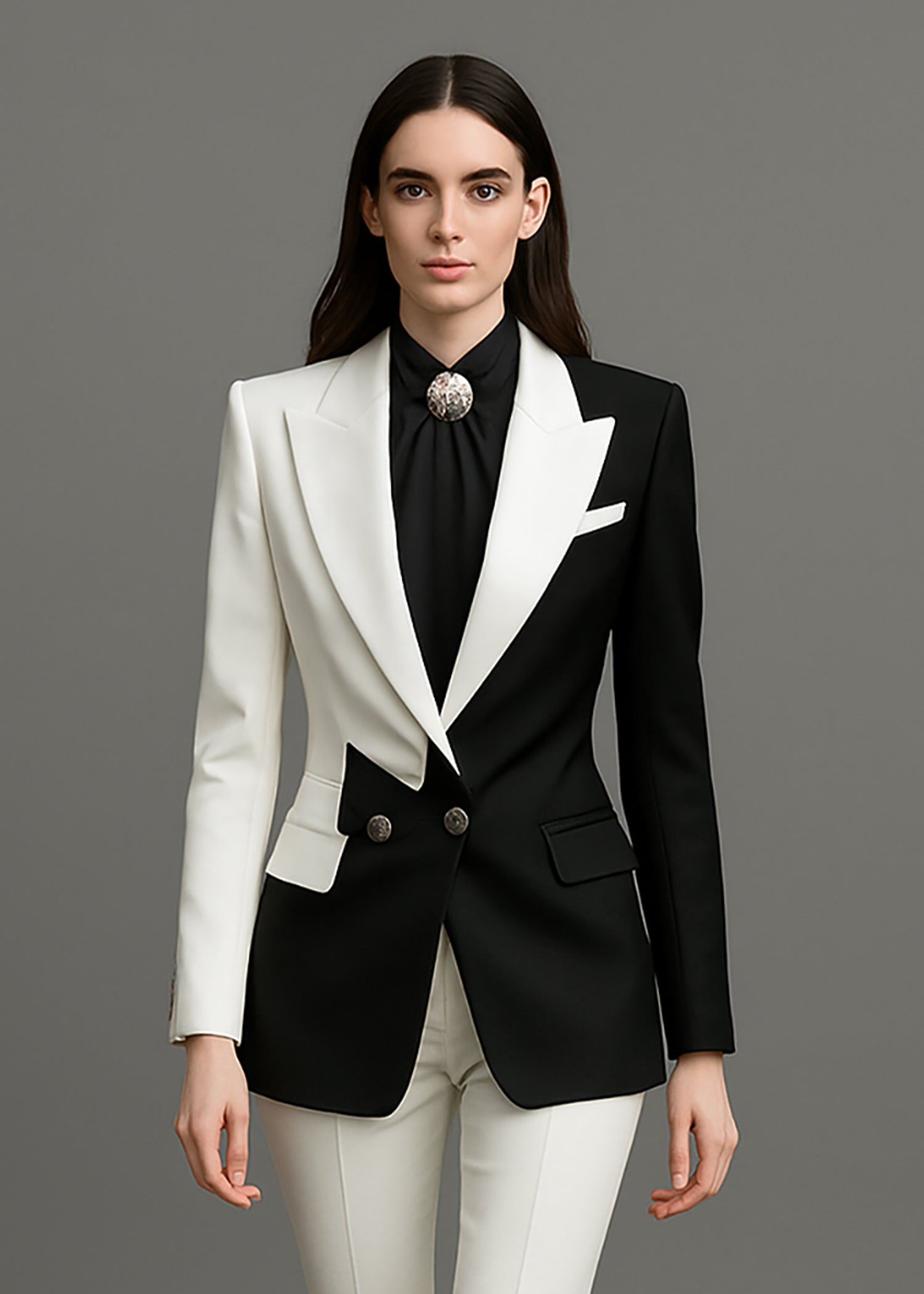 Kairo Wide Lapel Two Tone Tuxedo
