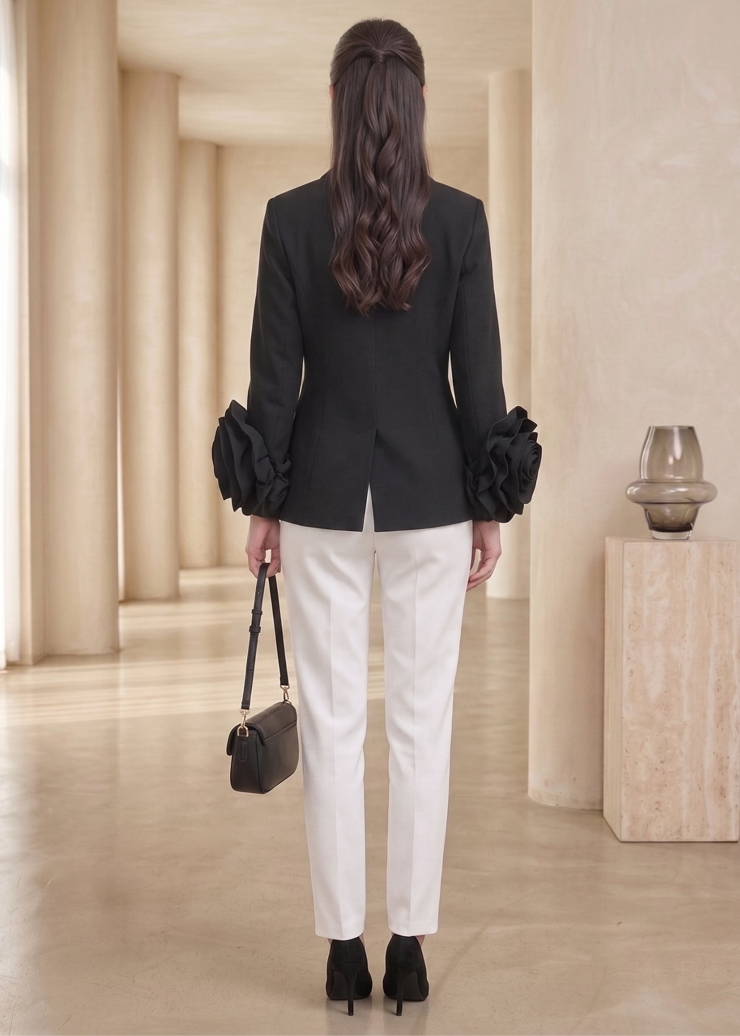 Miami Double-Breasted Black Blazer