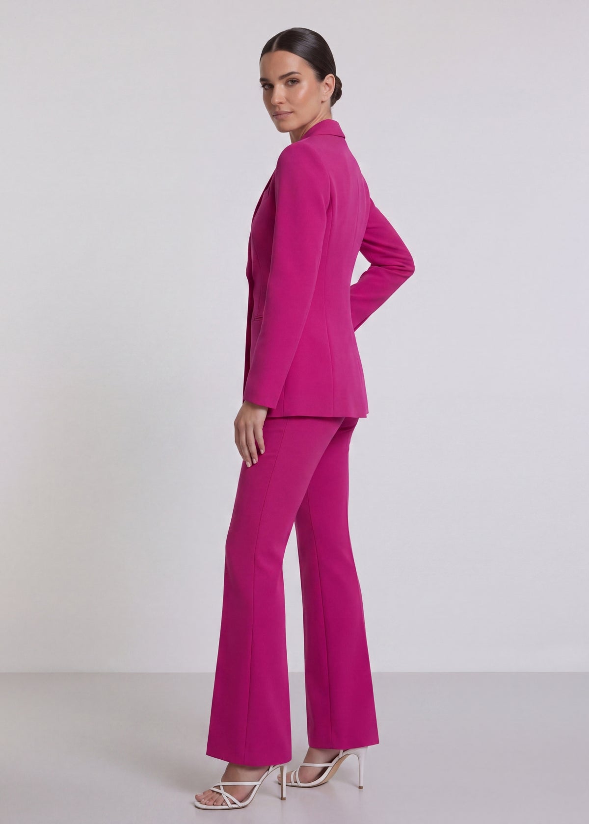 Mirelle Peak Lapel Two Piece Executive Work Suit for Women
