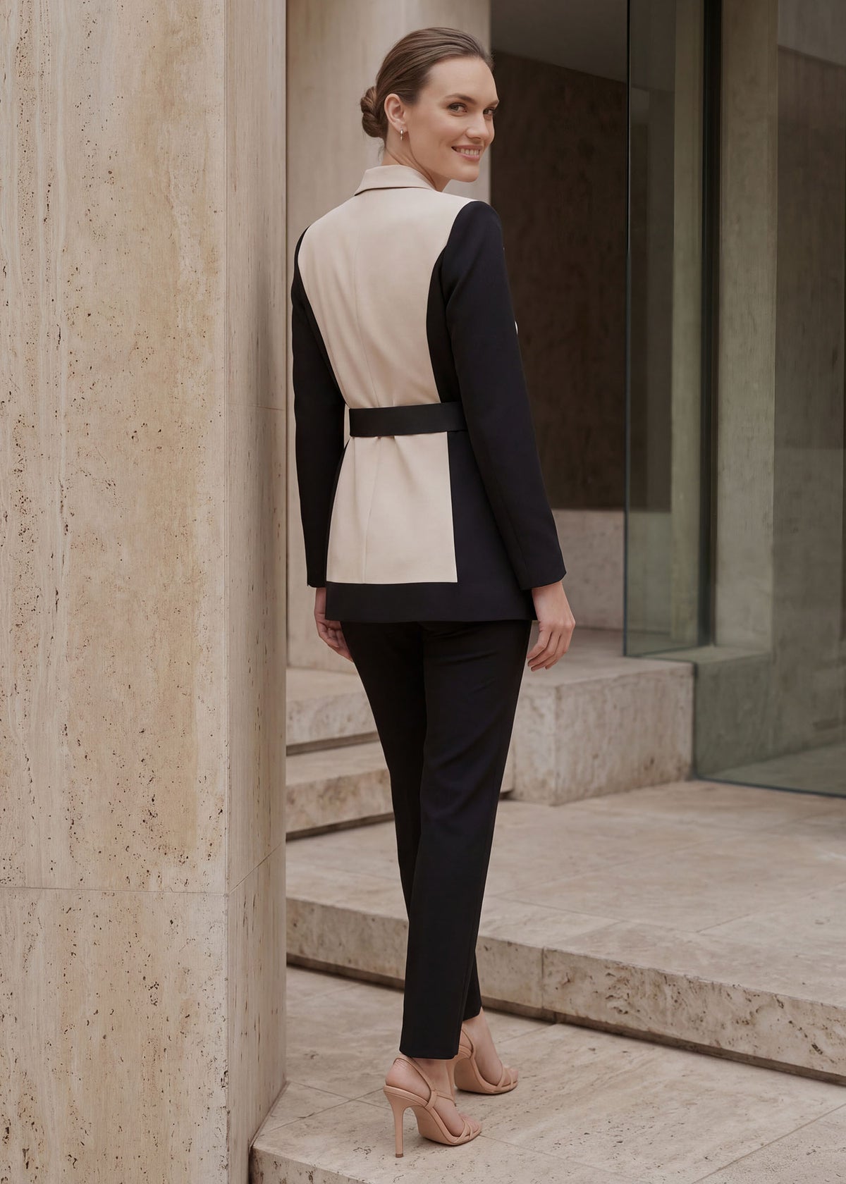 Santorini Notch Lapel Two Tone Tuxedo