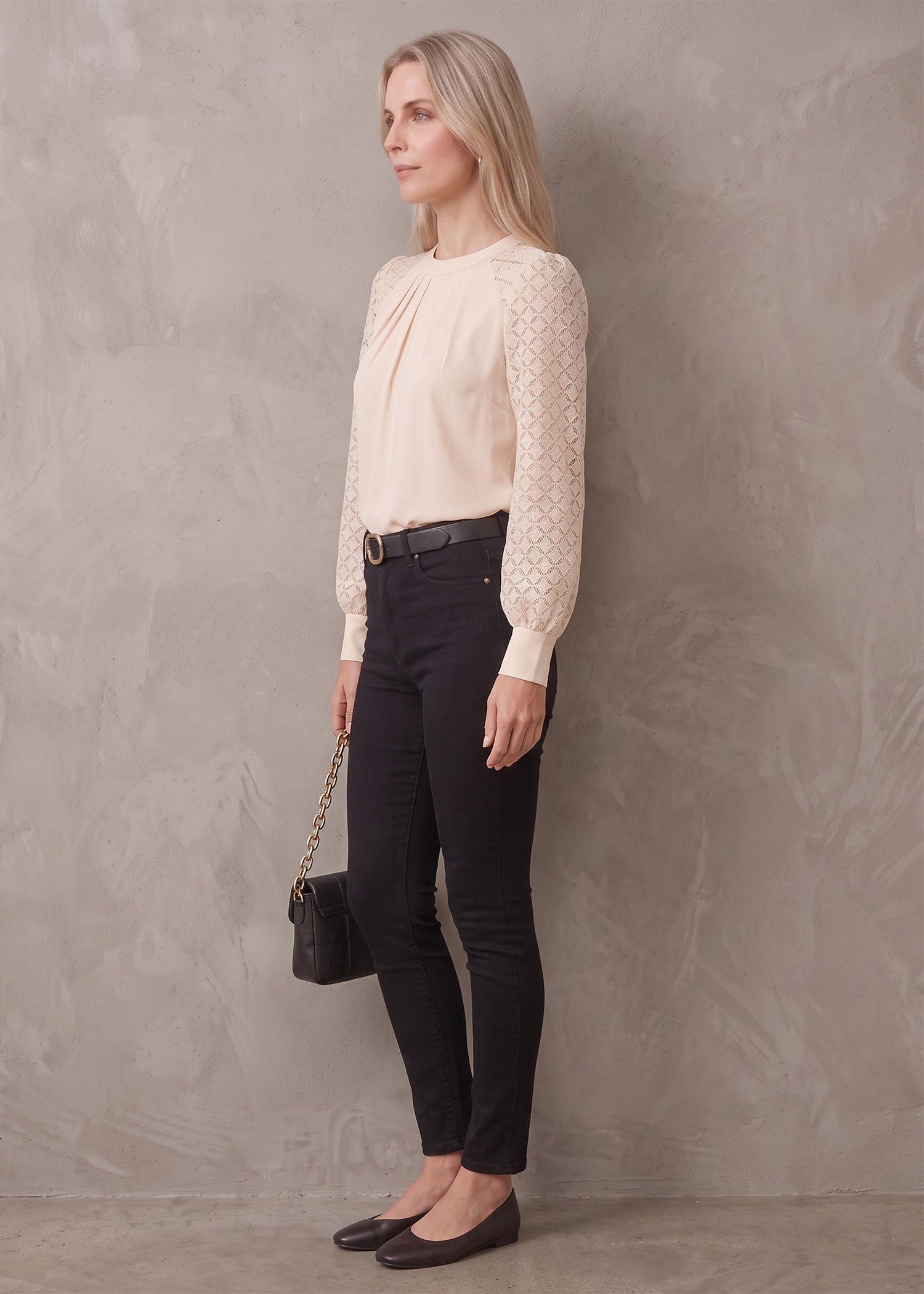 Off white top for women