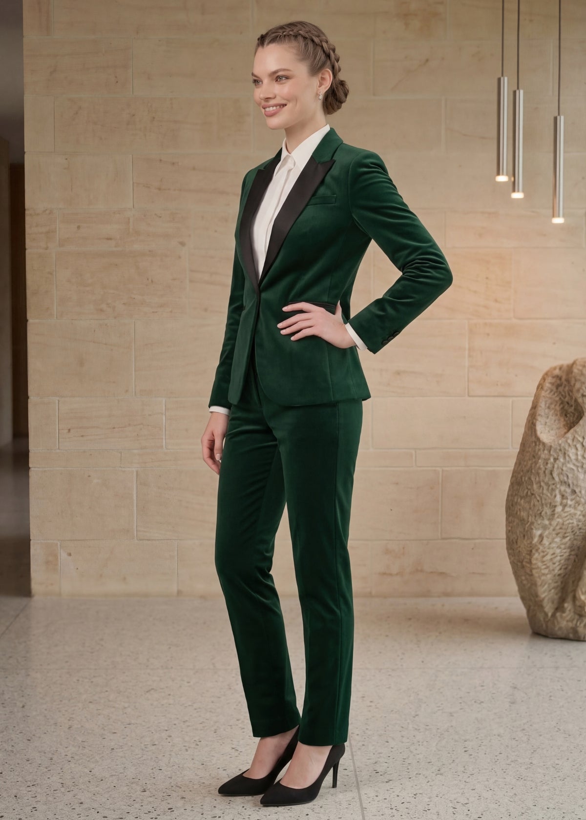 Orlane Peak Lapel Single Button Tuxedo