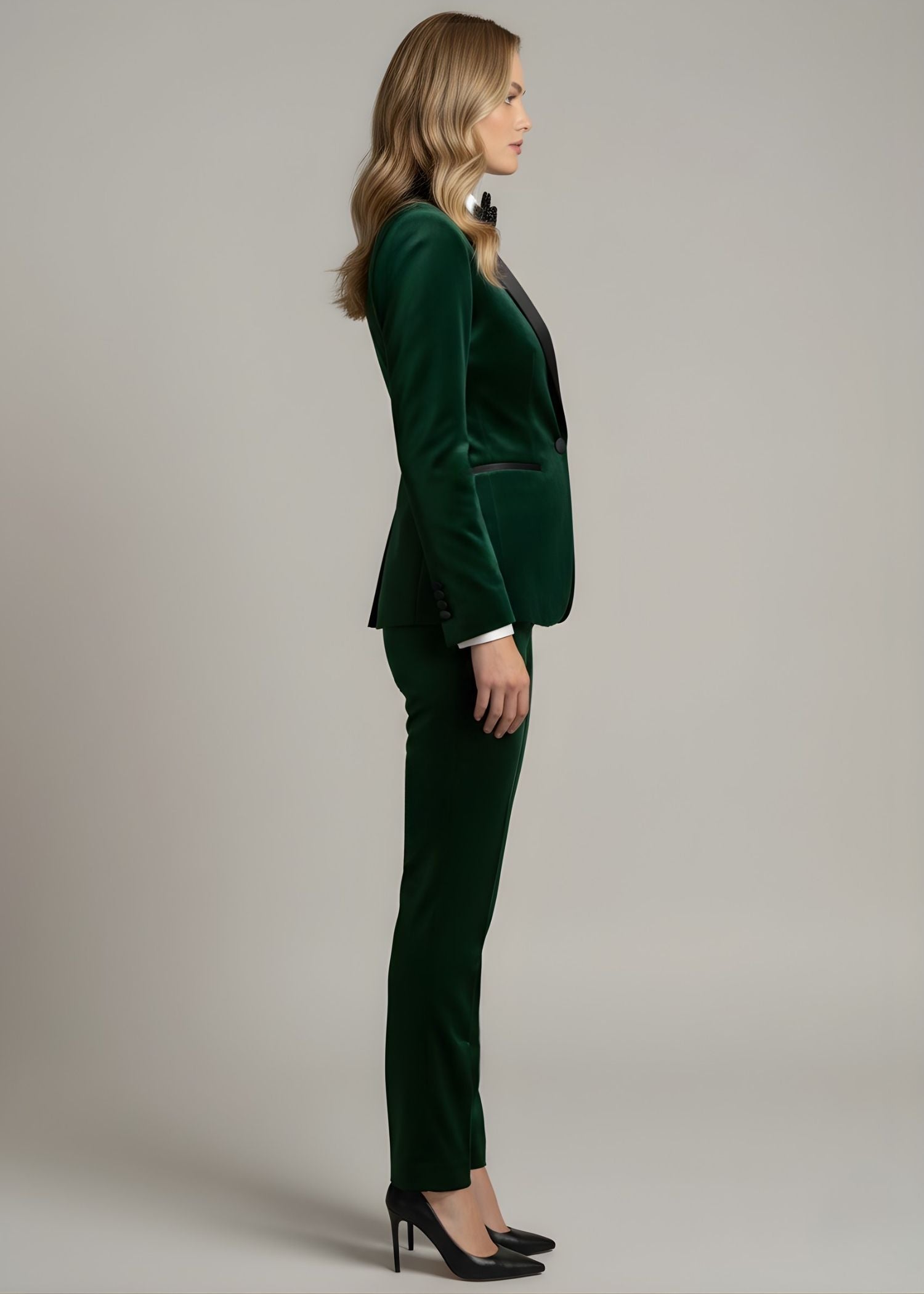Orlane peak lapel single button tuxedo