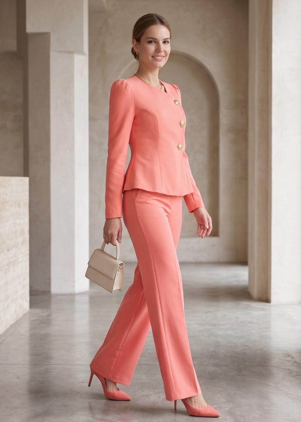 Alps Peplum Corporate Dressing Suit
