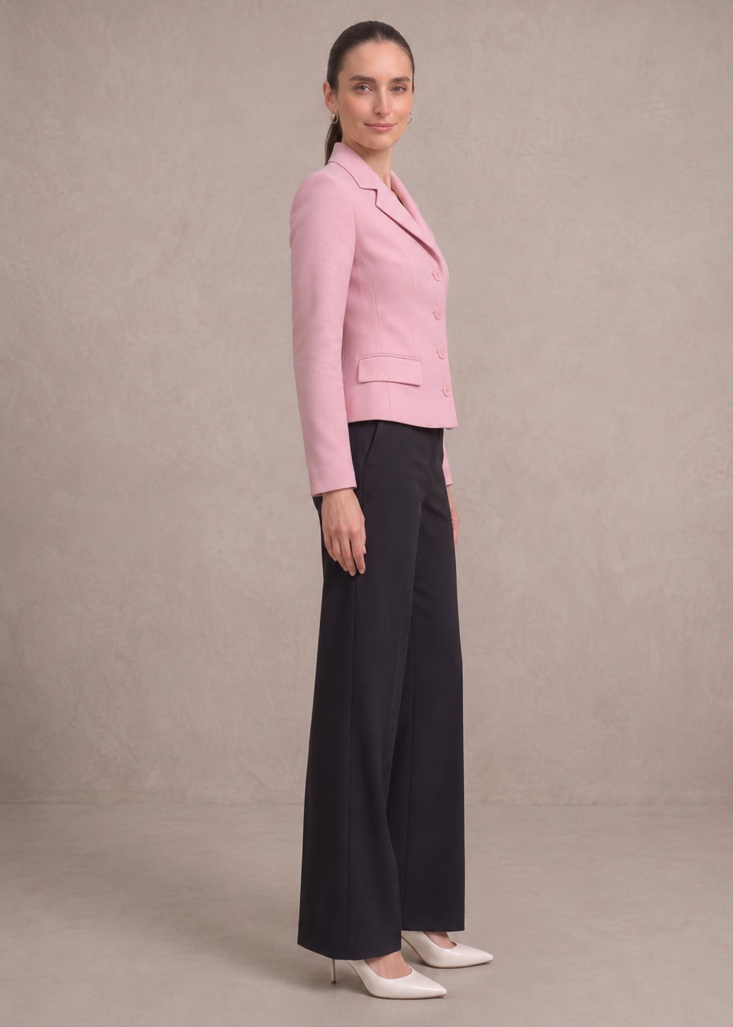 Petra Rose Pink Women Blazer