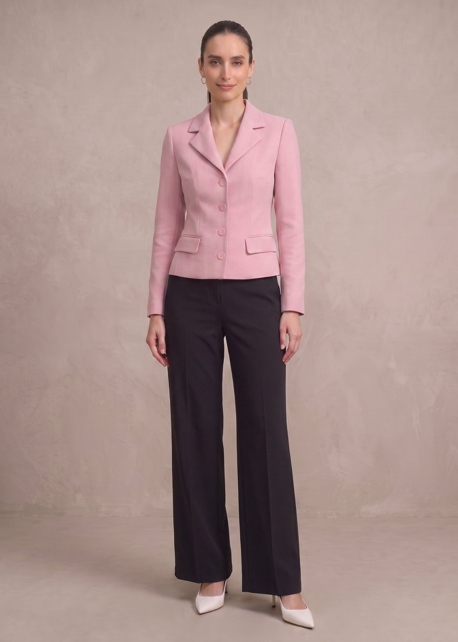 Petra Rose Pink Women Blazer