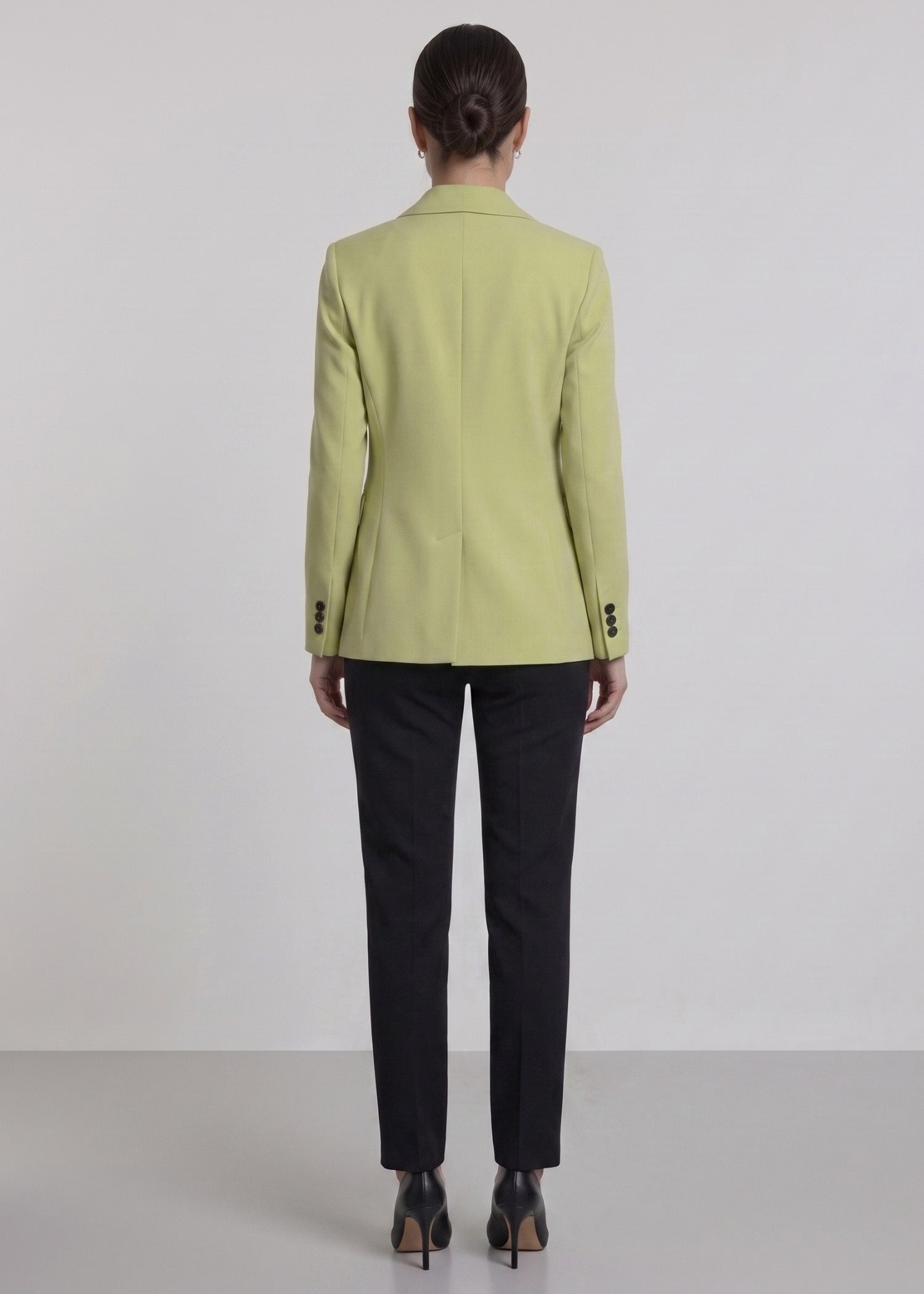Phuket Light Olive Green Women Blazer